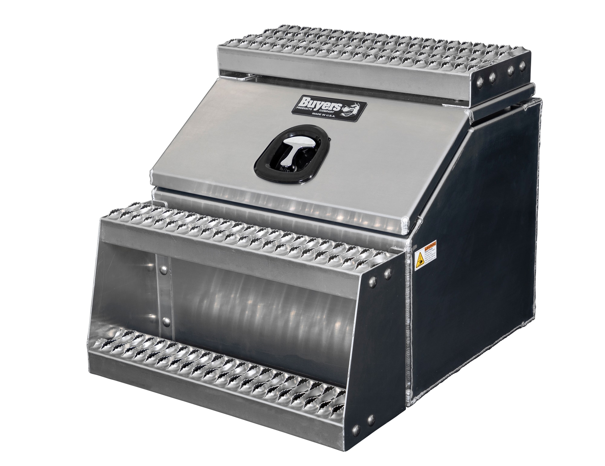 Caja de herramientas para camión de aluminio liso de 24.3 pulgadas x 28.5 pulgadas x 23.3 pulgadas de Buyers Products