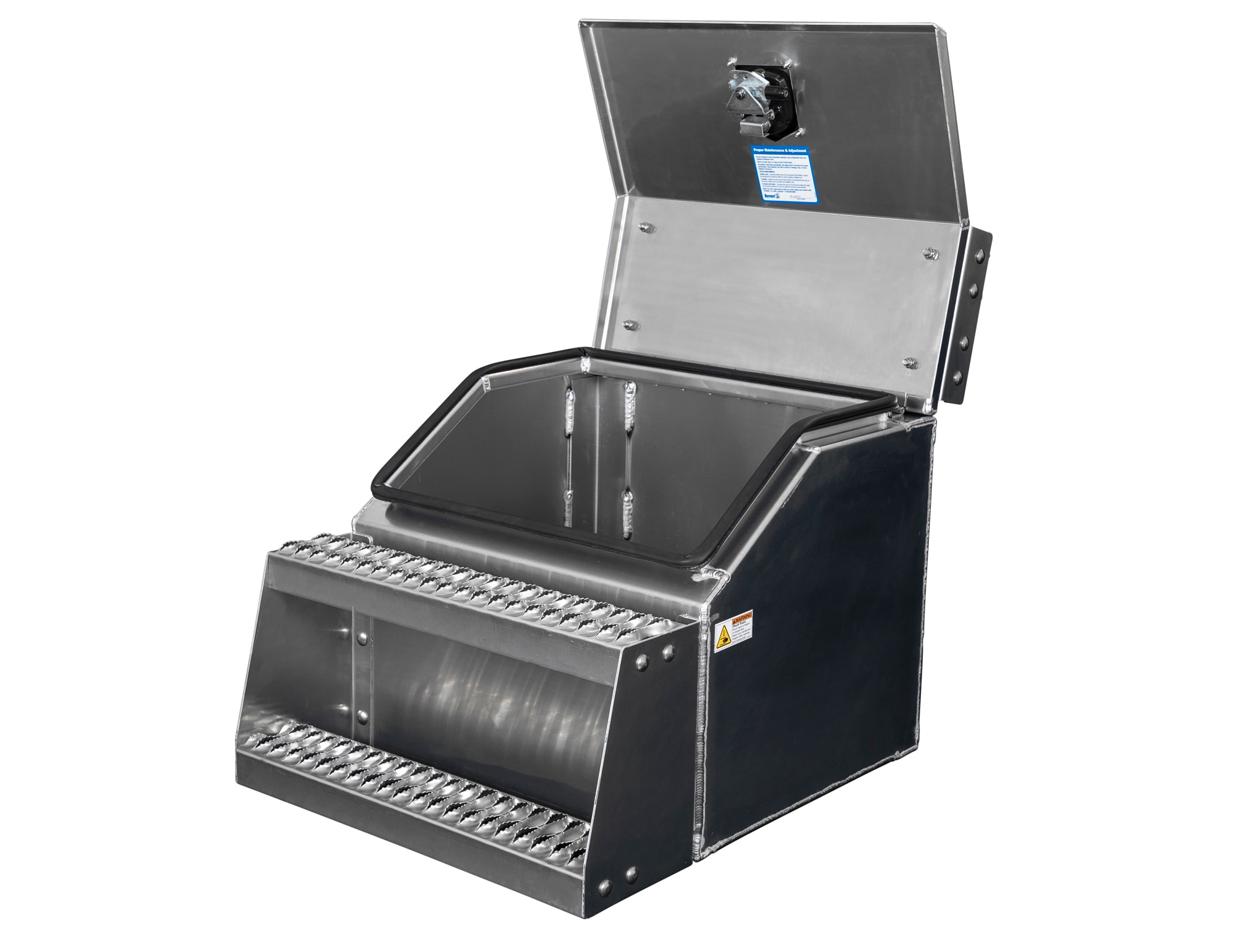 Caja de herramientas para camión de aluminio liso de 24.3 pulgadas x 28.5 pulgadas x 23.3 pulgadas de Buyers Products