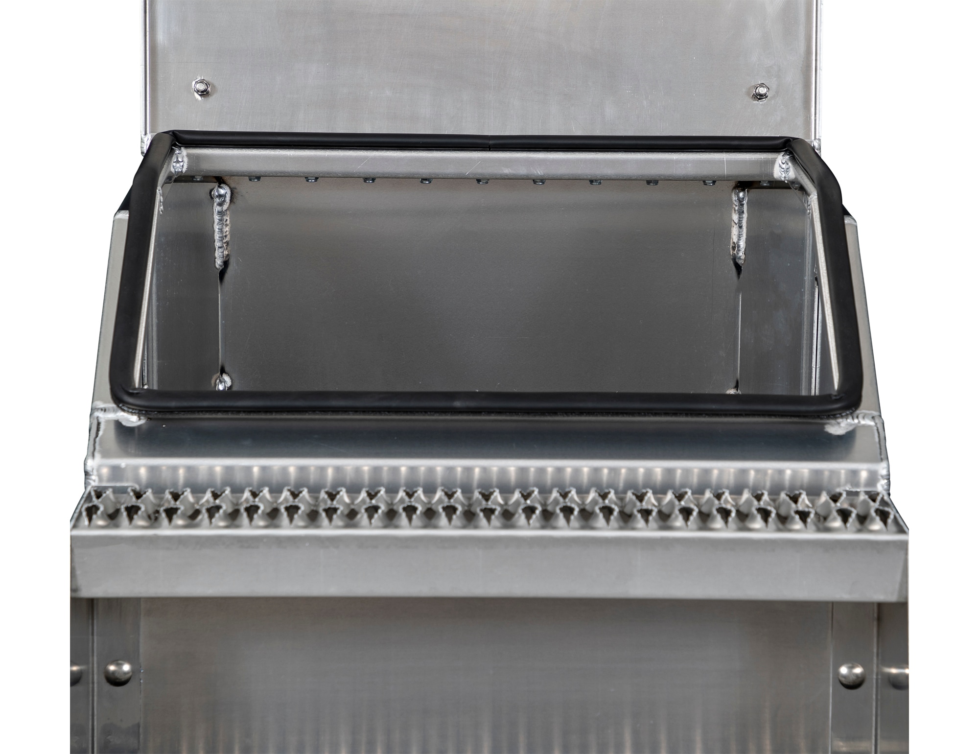 Caja de herramientas para camión de aluminio liso de 24.3 pulgadas x 28.5 pulgadas x 23.3 pulgadas de Buyers Products