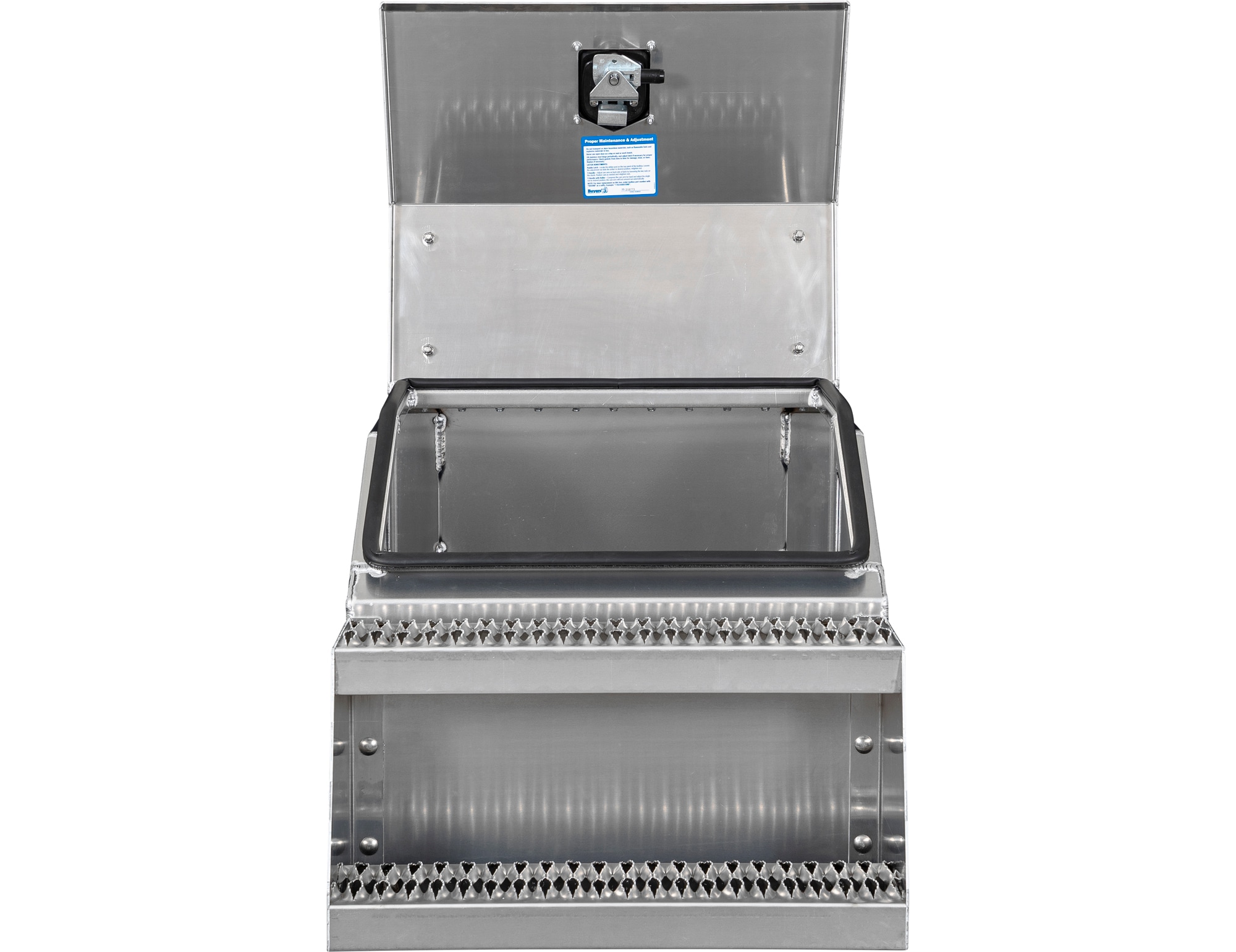 Caja de herramientas para camión de aluminio liso de 24.3 pulgadas x 28.5 pulgadas x 23.3 pulgadas de Buyers Products