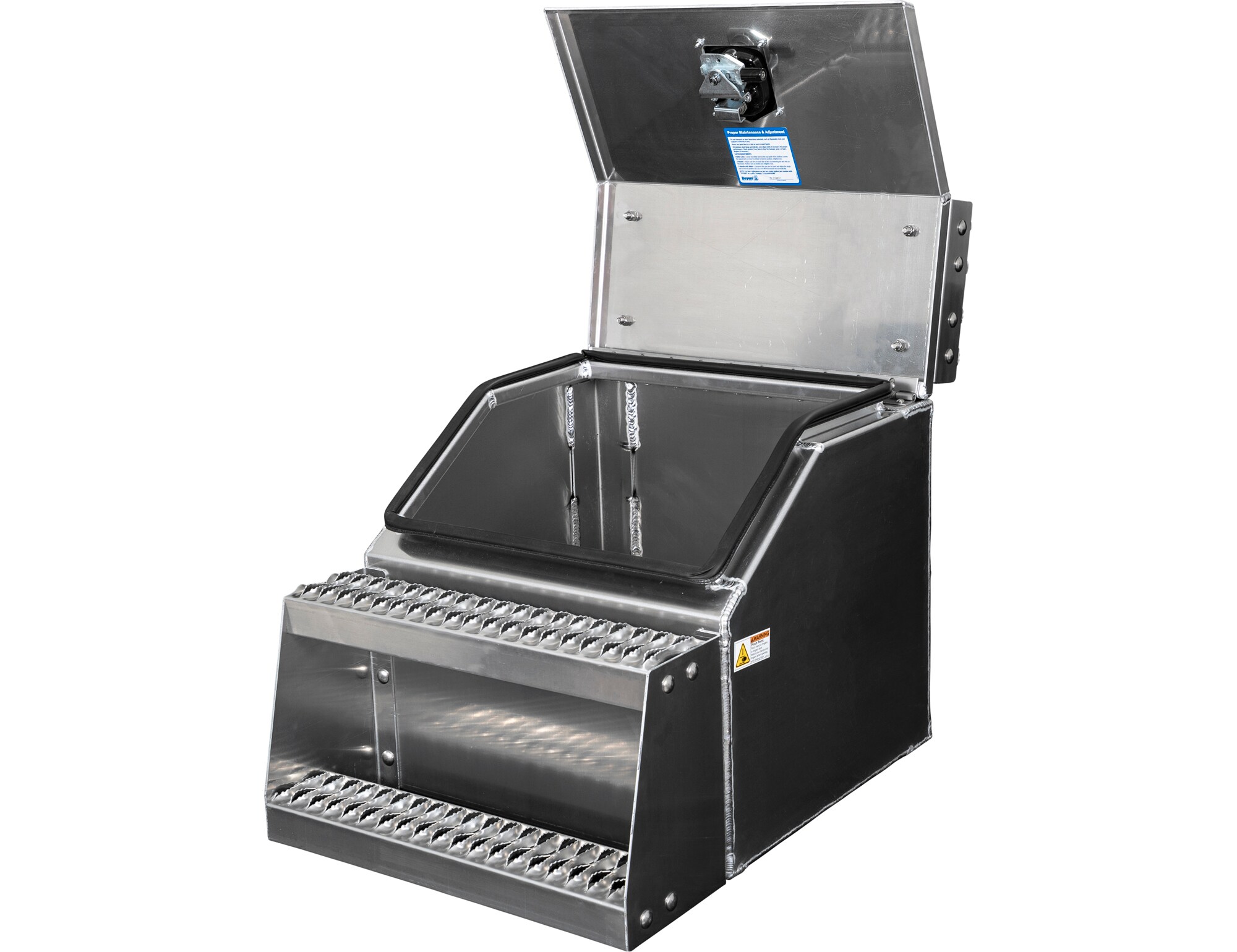 Caja de herramientas para camión de aluminio liso de 22.3 pulgadas x 28.5 pulgadas x 23.3 pulgadas de Buyers Products