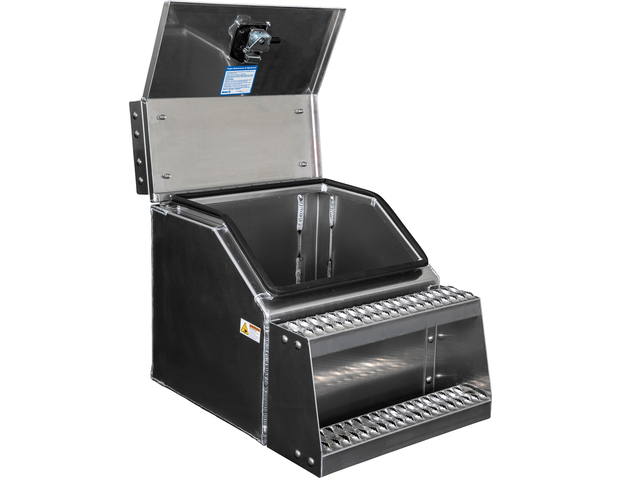Caja de herramientas para camión de aluminio liso de 22.3 pulgadas x 28.5 pulgadas x 23.3 pulgadas de Buyers Products