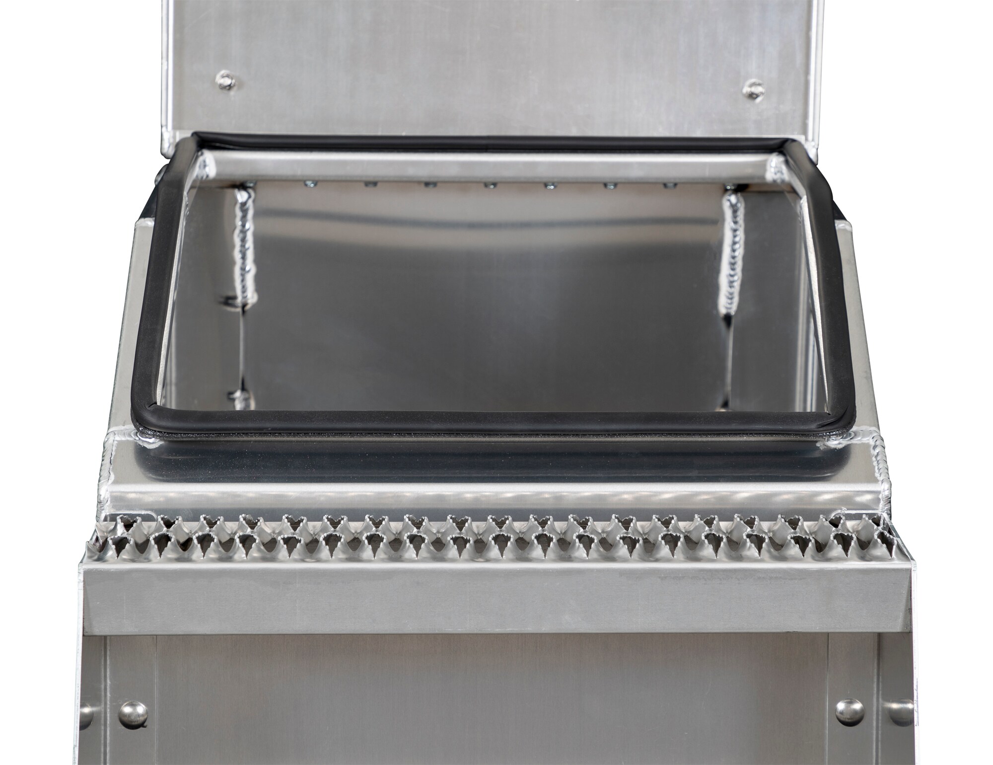 Caja de herramientas para camión de aluminio liso de 22.3 pulgadas x 28.5 pulgadas x 23.3 pulgadas de Buyers Products
