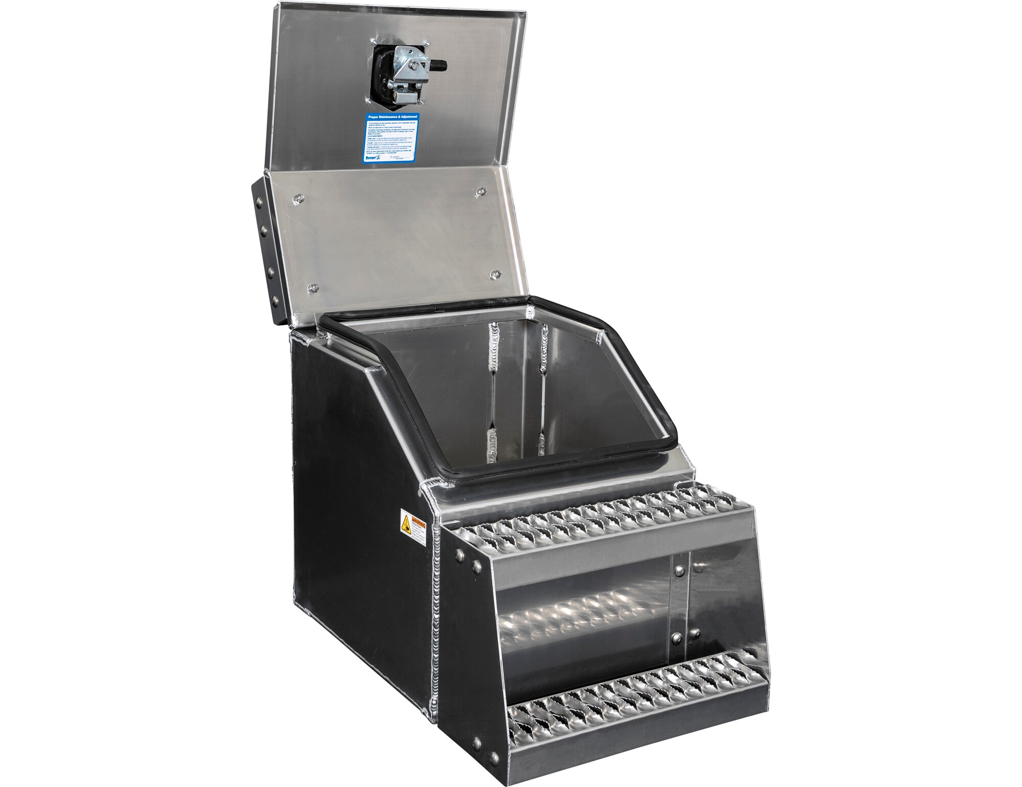 Caja de herramientas para camión de aluminio liso de 18.3 pulgadas x 28.5 pulgadas x 23.3 pulgadas de Buyers Products