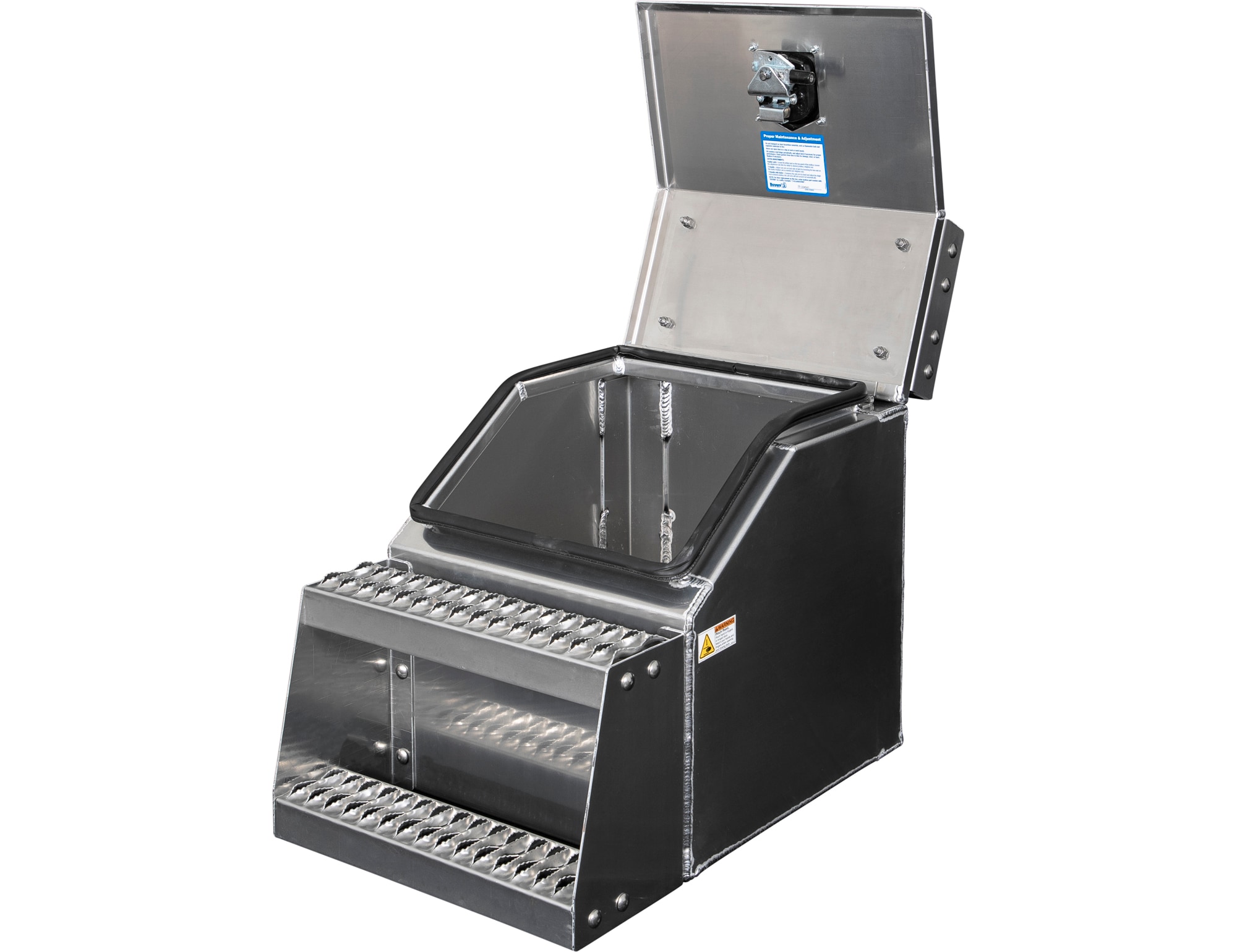 Caja de herramientas para camión de aluminio liso de 18.3 pulgadas x 28.5 pulgadas x 23.3 pulgadas de Buyers Products