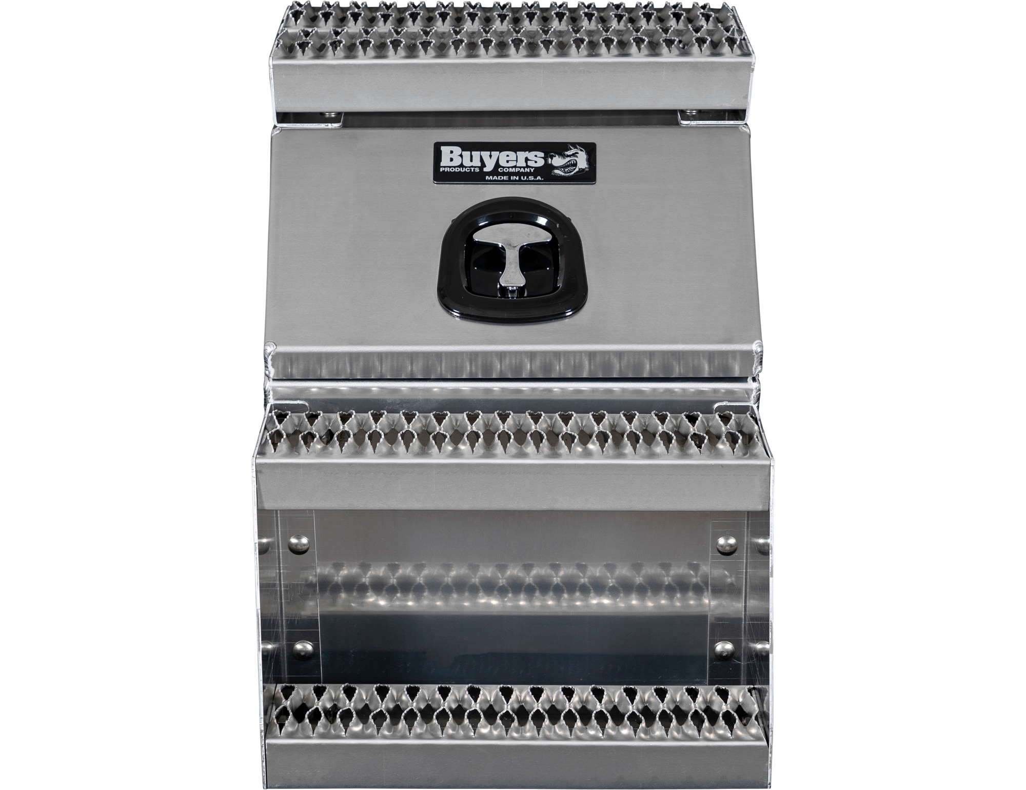 Caja de herramientas para camión de aluminio liso de 18.3 pulgadas x 28.5 pulgadas x 23.3 pulgadas de Buyers Products