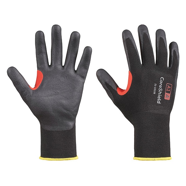 Guantes resistentes al corte de Honeywell, Nivel de corte A1, 15 ga, Negro - 21-1515B/10XL