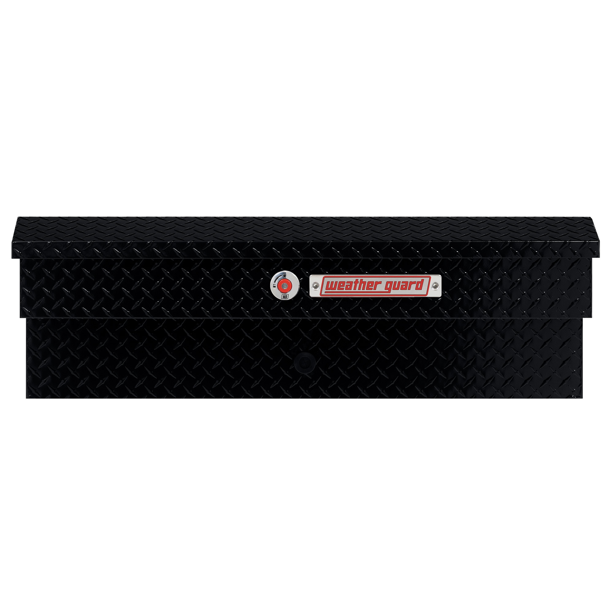 Caja de herramientas para camión de montaje lateral de aluminio negro brillante, 41 pulgadas x 17 pulgadas x 13 pulgadas de Weather Guard 184-5-04
