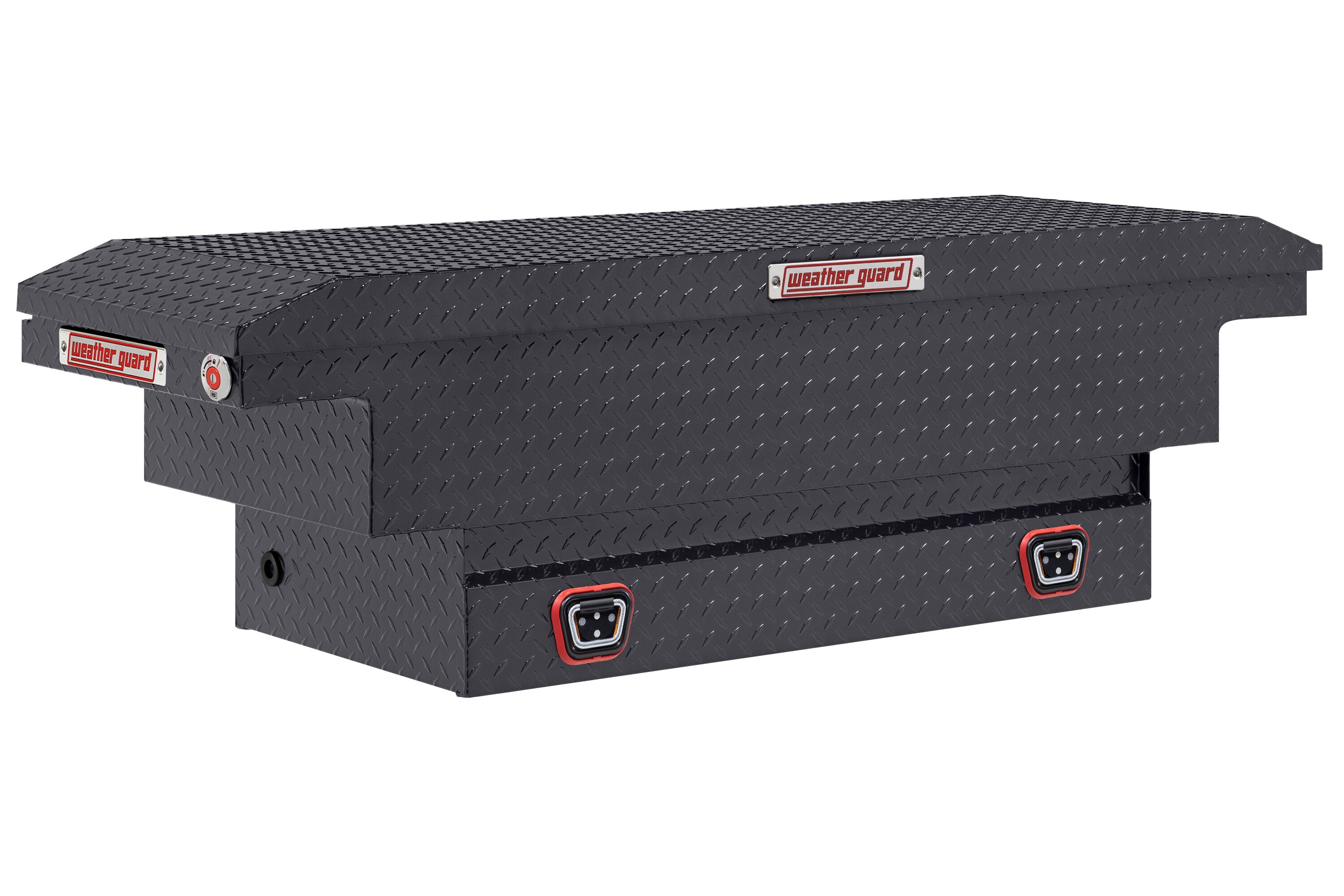 Caja de herramientas para camioneta cruzada de aluminio gris metálico Weather Guard de 62 pulgadas x 20 pulgadas x 18 pulgadas 131-6-04
