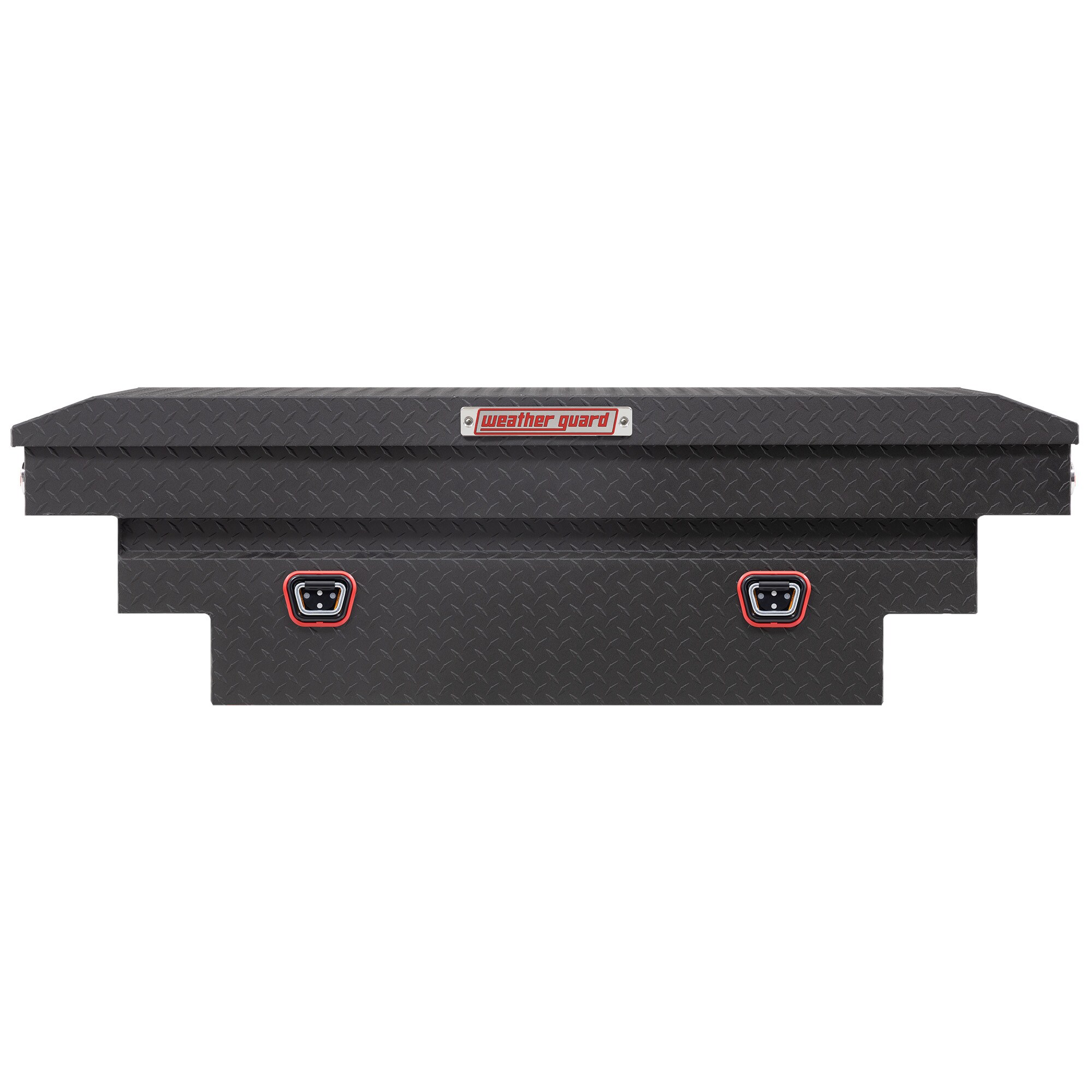 Caja de herramientas para camioneta tipo crossover de aluminio negro mate texturizado de 62 pulgadas x 20 pulgadas x 18 pulgadas de Weather Guard 137-52-04