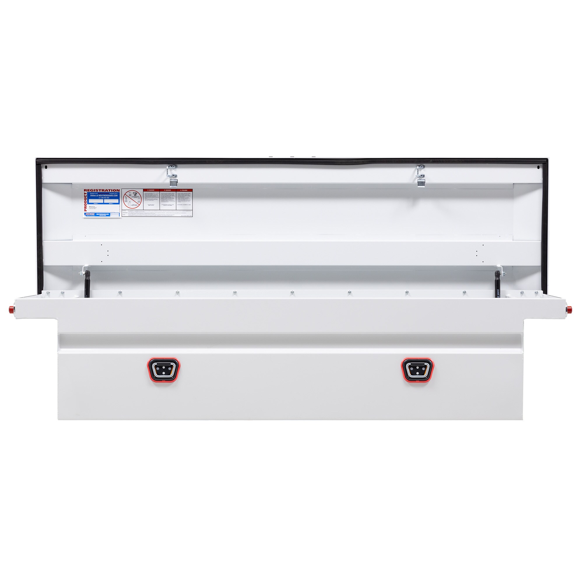 Caja de herramientas para camioneta tipo crossover de acero blanco Weather Guard de 72 pulgadas x 20 pulgadas x 18 pulgadas 120-3-04