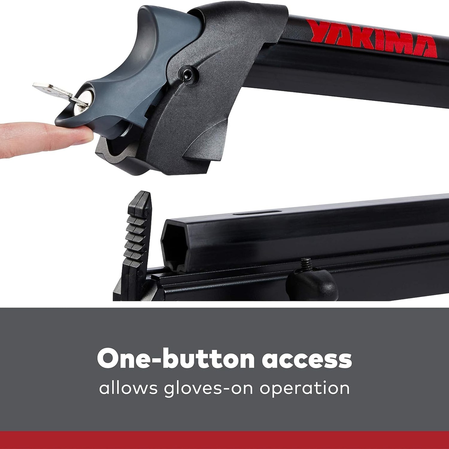 Barra transversal de techo de acero de 30 pulgadas de YAKIMA