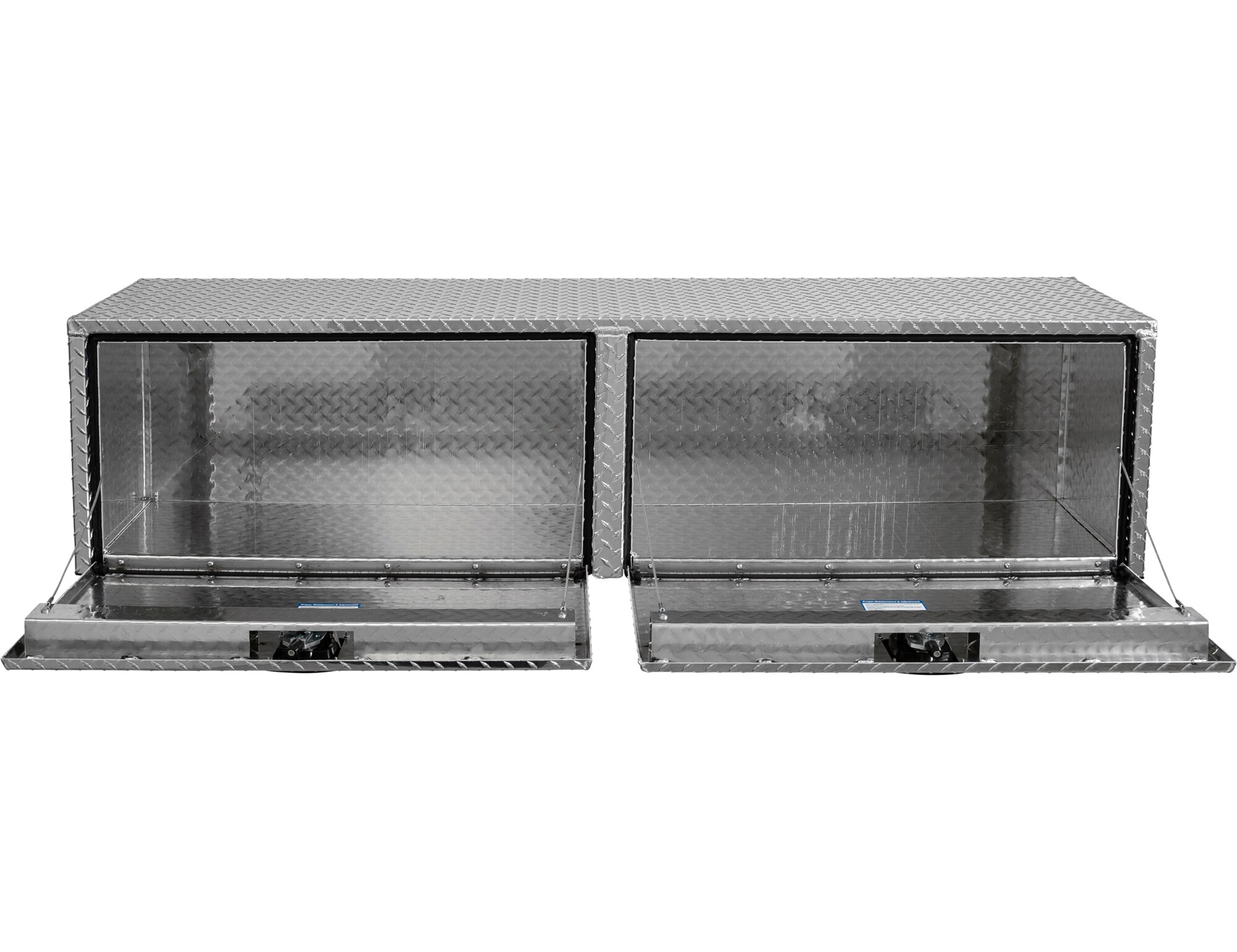 Caja de herramientas para camión de montaje superior de aluminio con grabado de diamante de 72 pulgadas x 16 pulgadas x 18 pulgadas de Buyers Products