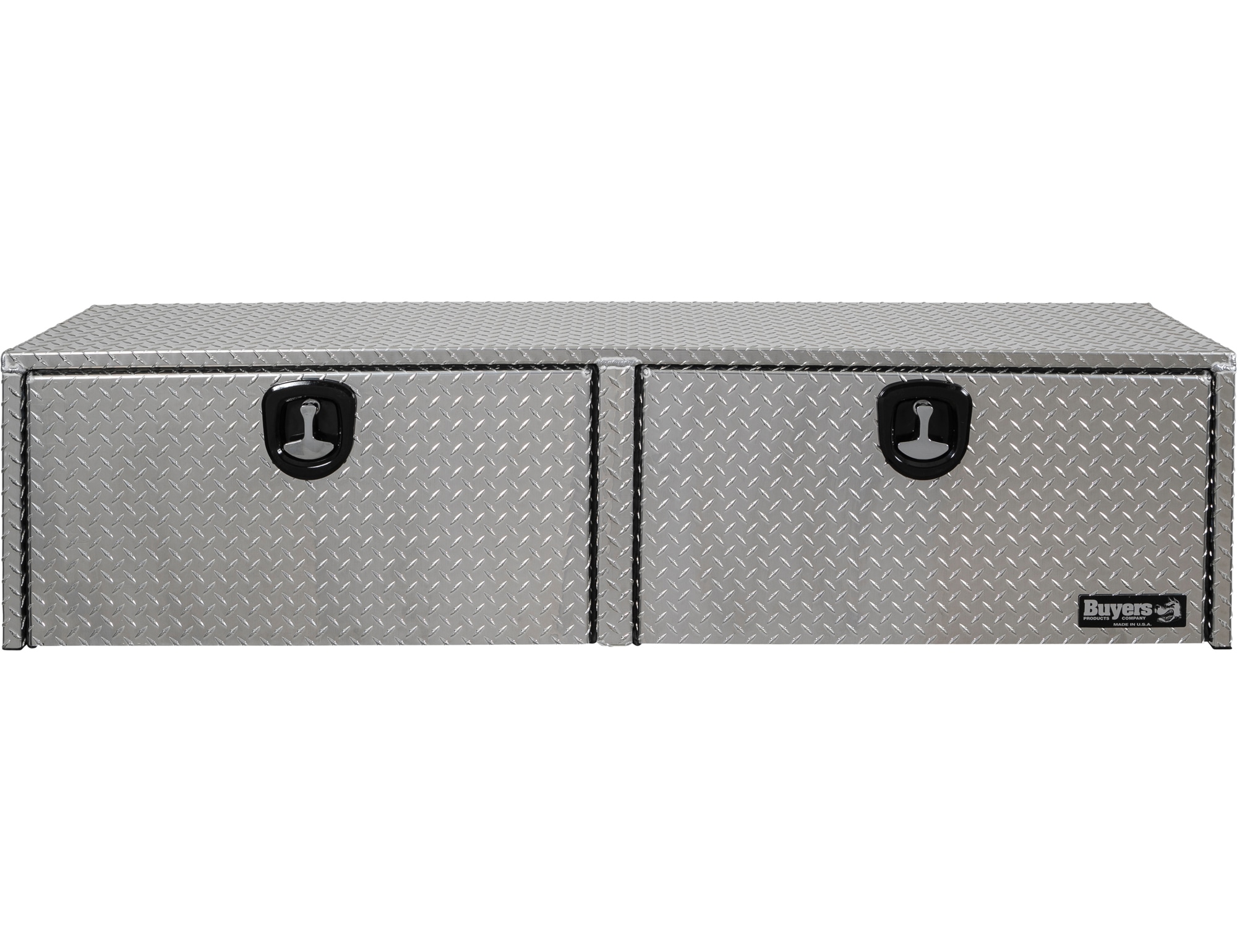 Caja de herramientas para camión de montaje superior de aluminio con grabado de diamante de 72 pulgadas x 16 pulgadas x 18 pulgadas de Buyers Products
