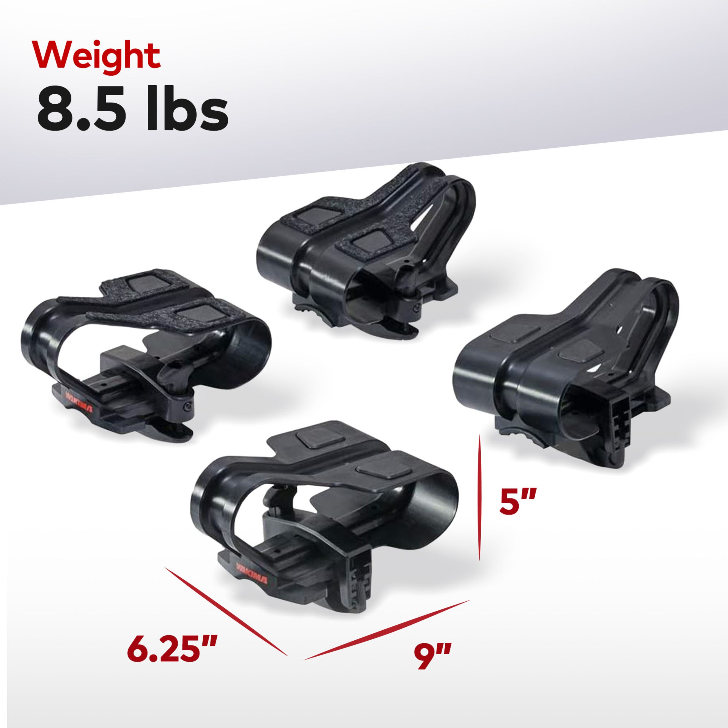 Kit de montaje de portaequipajes de techo de plástico de 17 pulgadas YAKIMA 393336