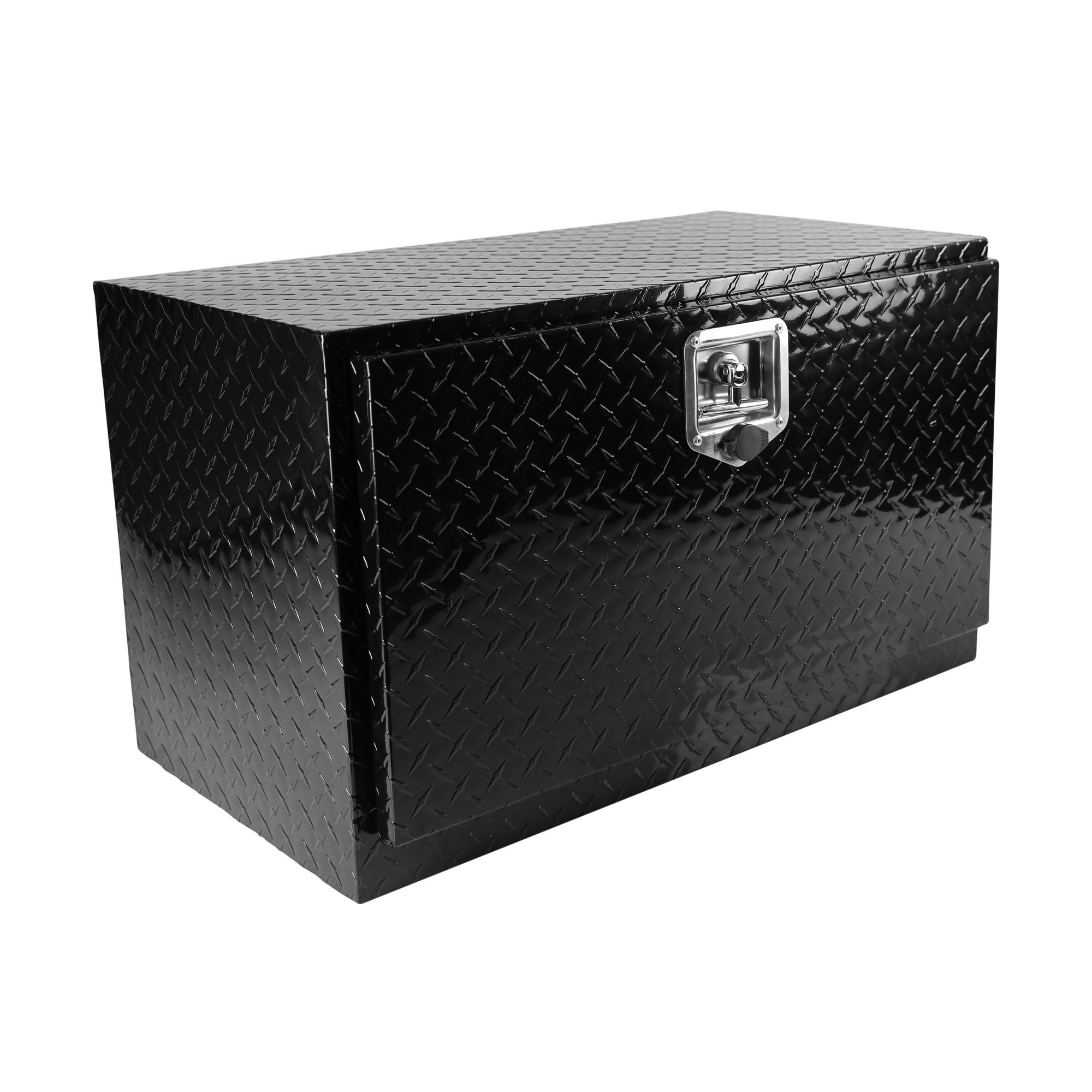 Caja de herramientas para camioneta de montaje lateral en aluminio negro de 30.1 pulgadas x 17.1 pulgadas x 17.9 pulgadas Kahomvis YS-QPW1-141