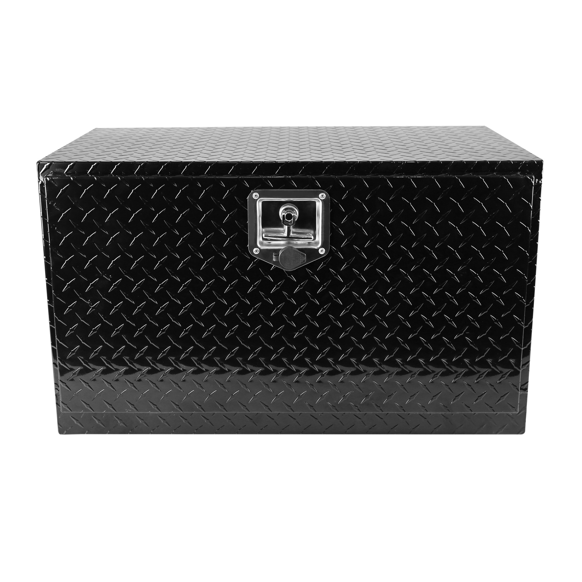 Caja de herramientas para camioneta de montaje lateral en aluminio negro de 30.1 pulgadas x 17.1 pulgadas x 17.9 pulgadas Kahomvis YS-QPW1-141