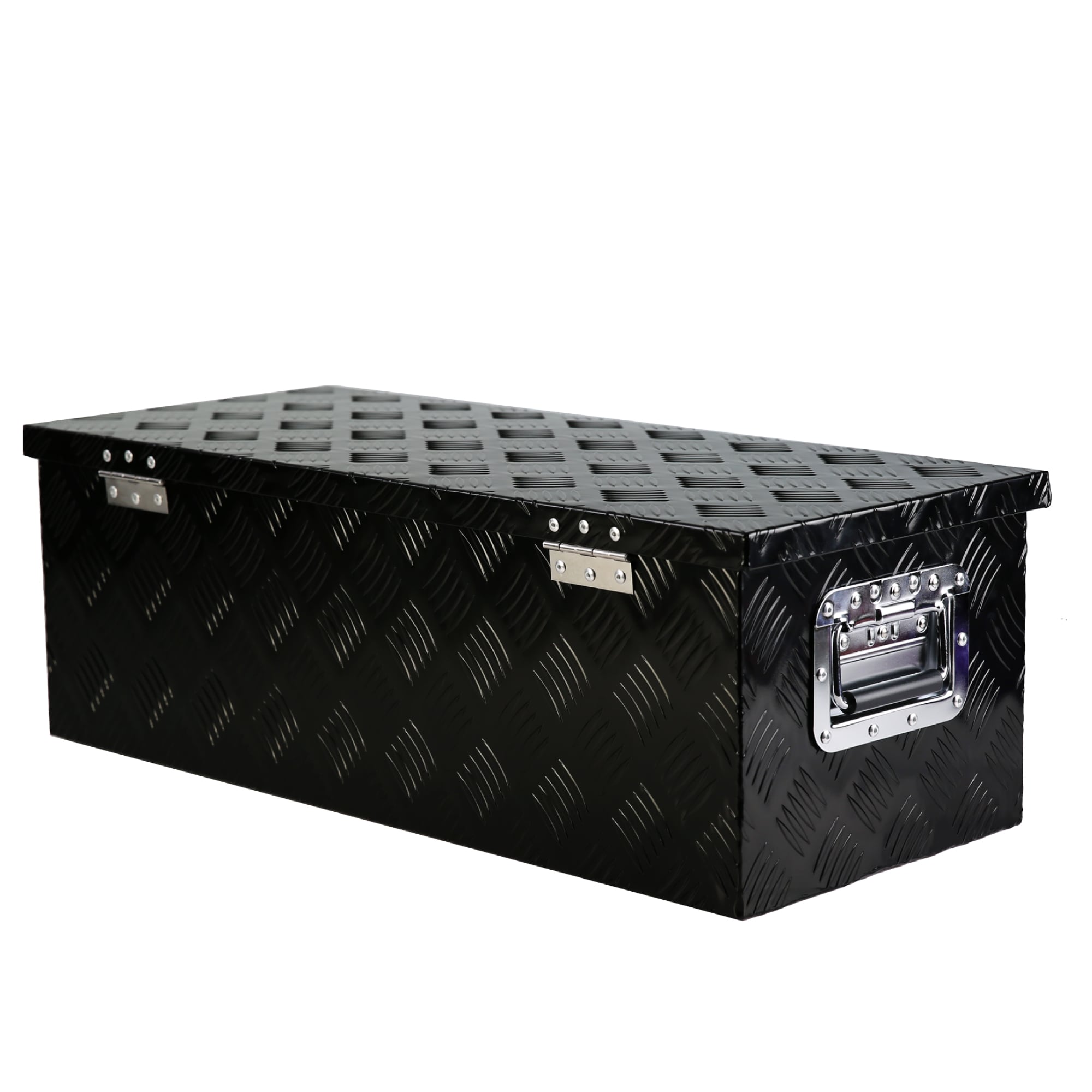 Caja de herramientas lateral para camión de aluminio negro Kahomvis 30.12 pulgadas x 12.81 pulgadas x 10.43 pulgadas YS-QPW1-135