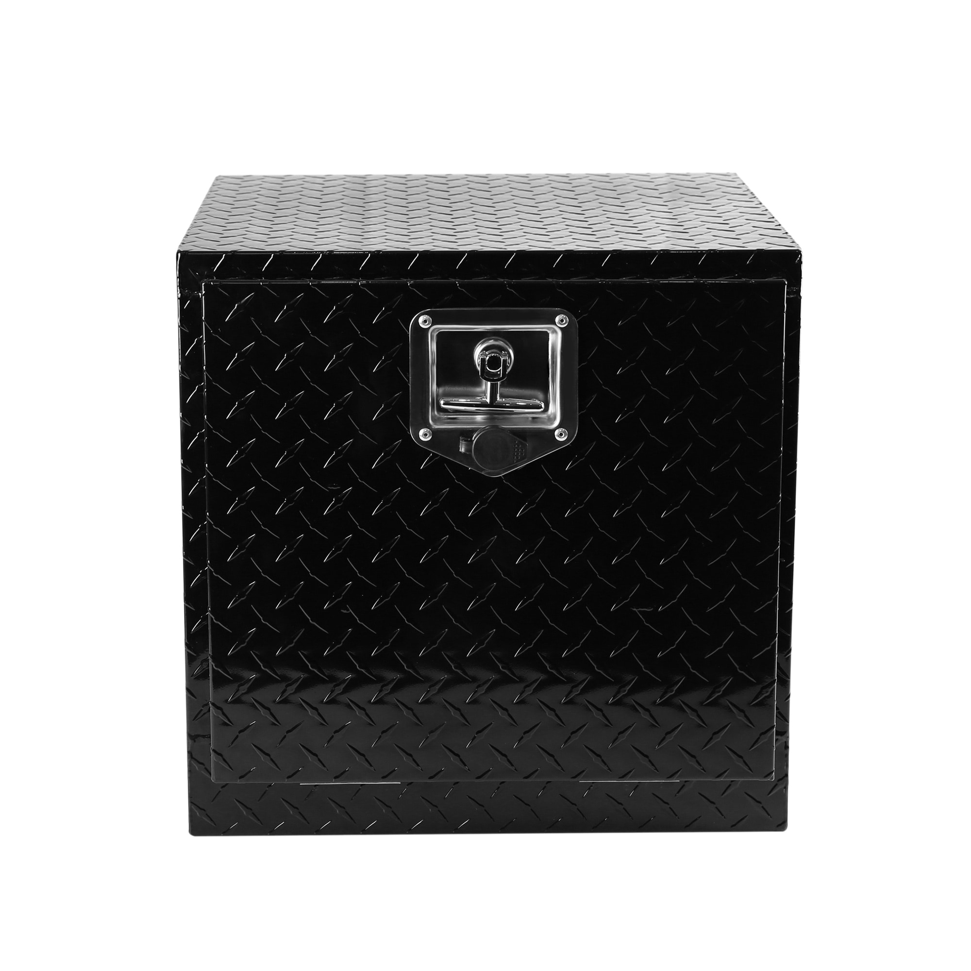 Caja de herramientas lateral para camioneta de aluminio negro Kahomvis de 19.7 pulgadas x 17.1 pulgadas x 17.9 pulgadas