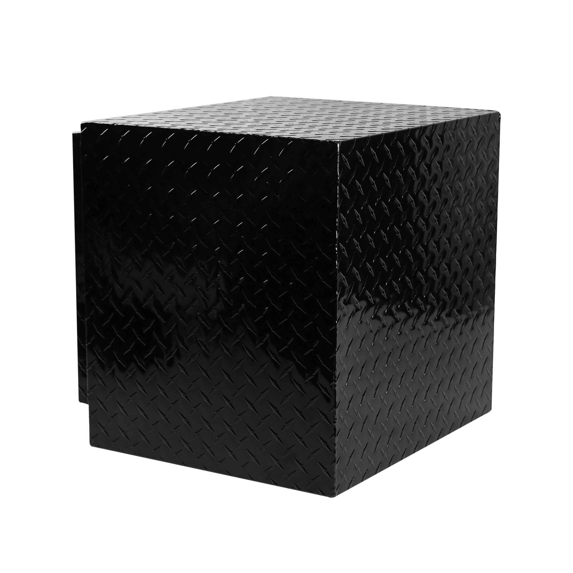 Caja de herramientas lateral para camioneta de aluminio negro Kahomvis de 19.7 pulgadas x 17.1 pulgadas x 17.9 pulgadas