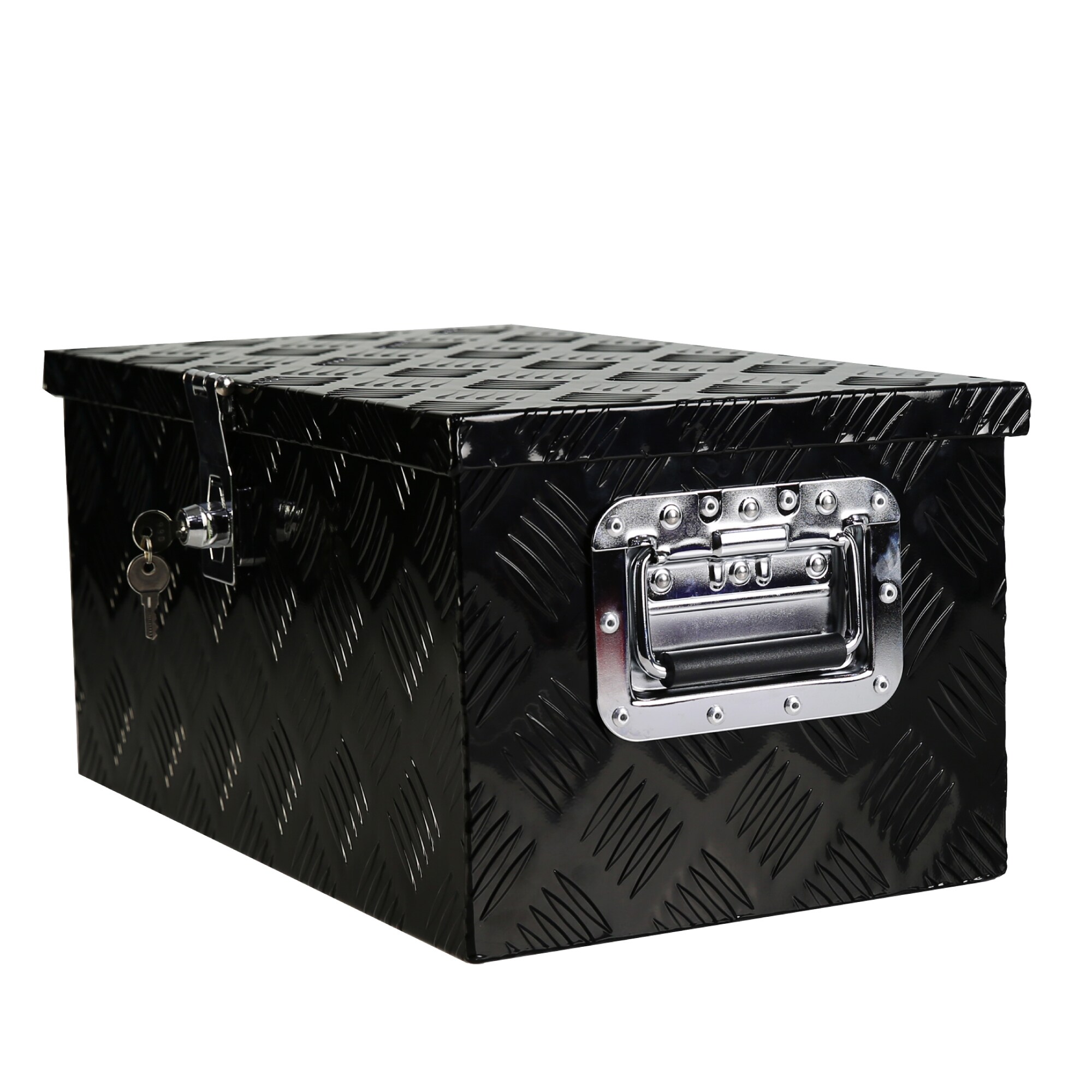 Caja de herramientas lateral negra de aluminio para camión Kahomvis 20.08 pulgadas x 12.81 pulgadas x 9.25 pulgadas YS-QPW1-134