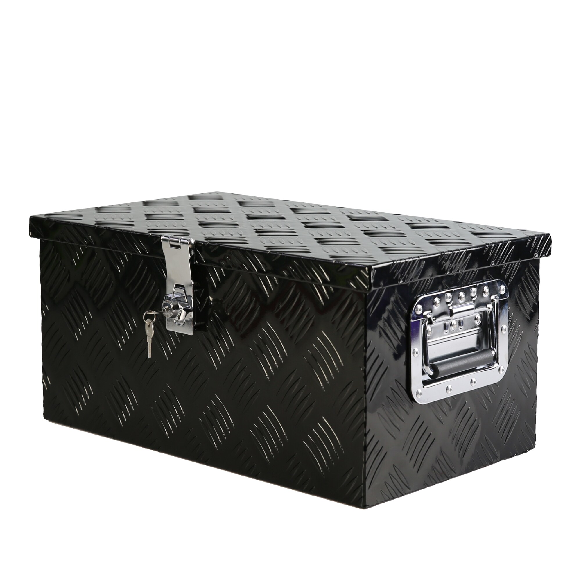 Caja de herramientas lateral negra de aluminio para camión Kahomvis 20.08 pulgadas x 12.81 pulgadas x 9.25 pulgadas YS-QPW1-134