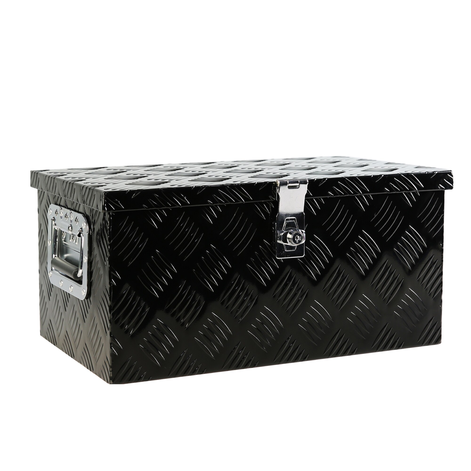 Caja de herramientas lateral negra de aluminio para camión Kahomvis 20.08 pulgadas x 12.81 pulgadas x 9.25 pulgadas YS-QPW1-134