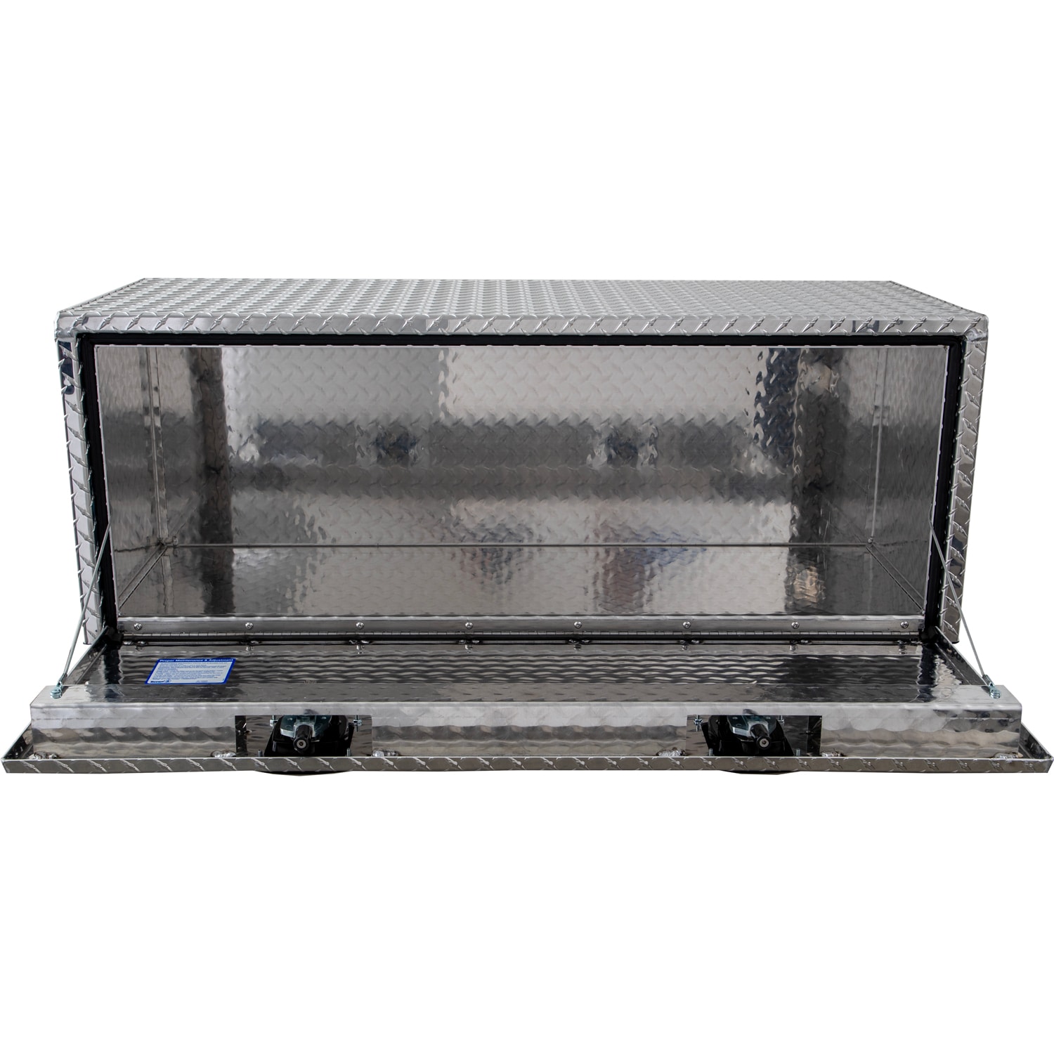 Caja de herramientas para camioneta debajo del chasis de aluminio de 48 pulgadas x 18 pulgadas x 18 pulgadas de Buyers Products