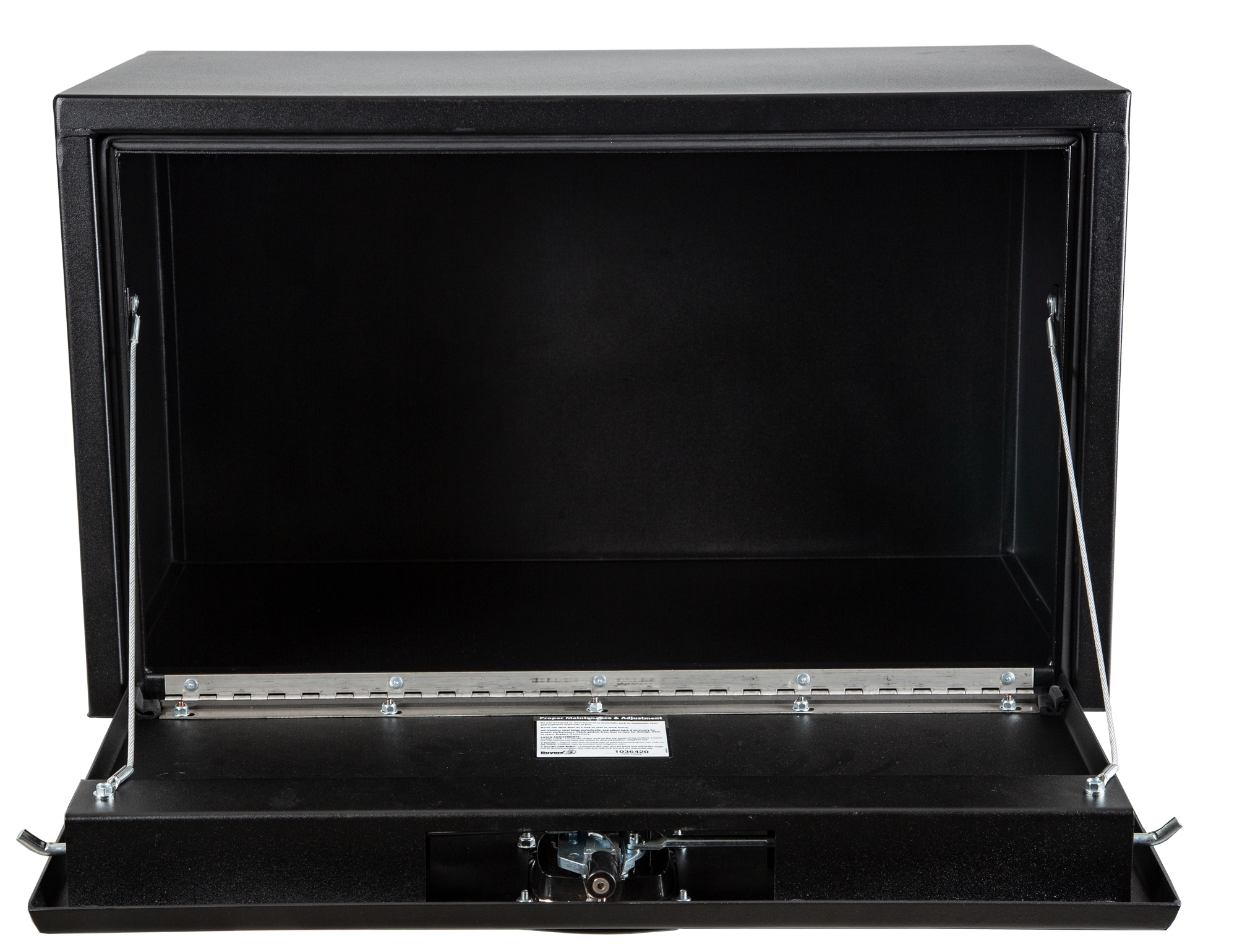 Caja de herramientas de acero negro para camión de 30 pulgadas x 18 pulgadas x 18 pulgadas de Buyers Products