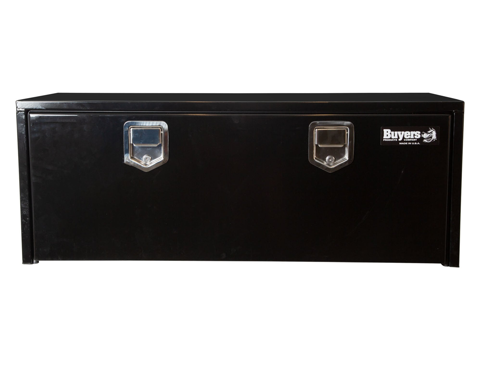 Caja de herramientas para camión bajo de acero negro de 48 pulgadas x 18 pulgadas x 18 pulgadas de Buyers Products
