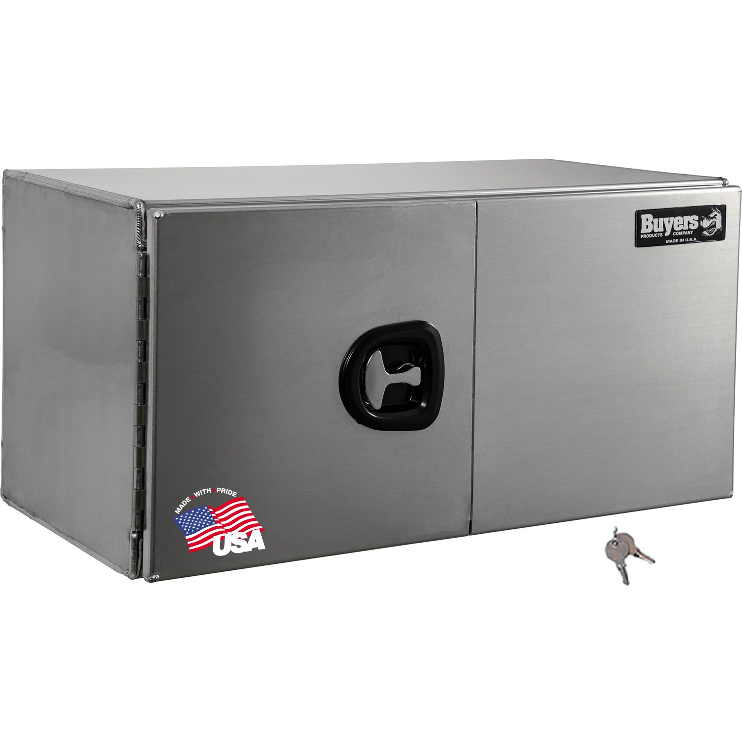 Caja de herramientas para camión de aluminio liso de 36 pulgadas x 18 pulgadas x 18 pulgadas de Buyers Products