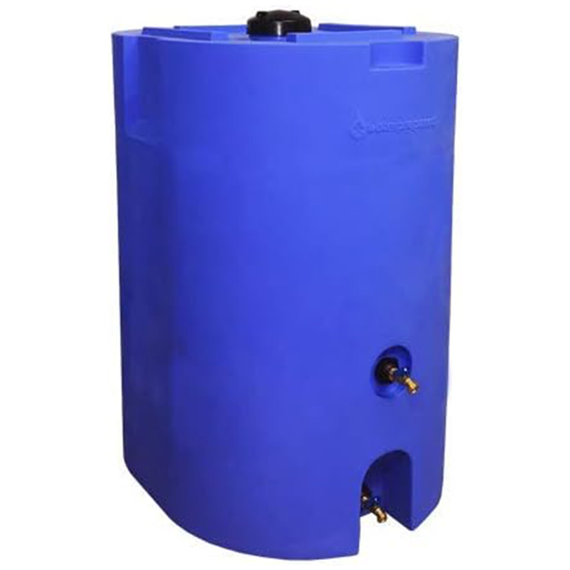 Tanque de transferencia de camión redondo de polietileno azul de 160 galones WaterPrepared 404186