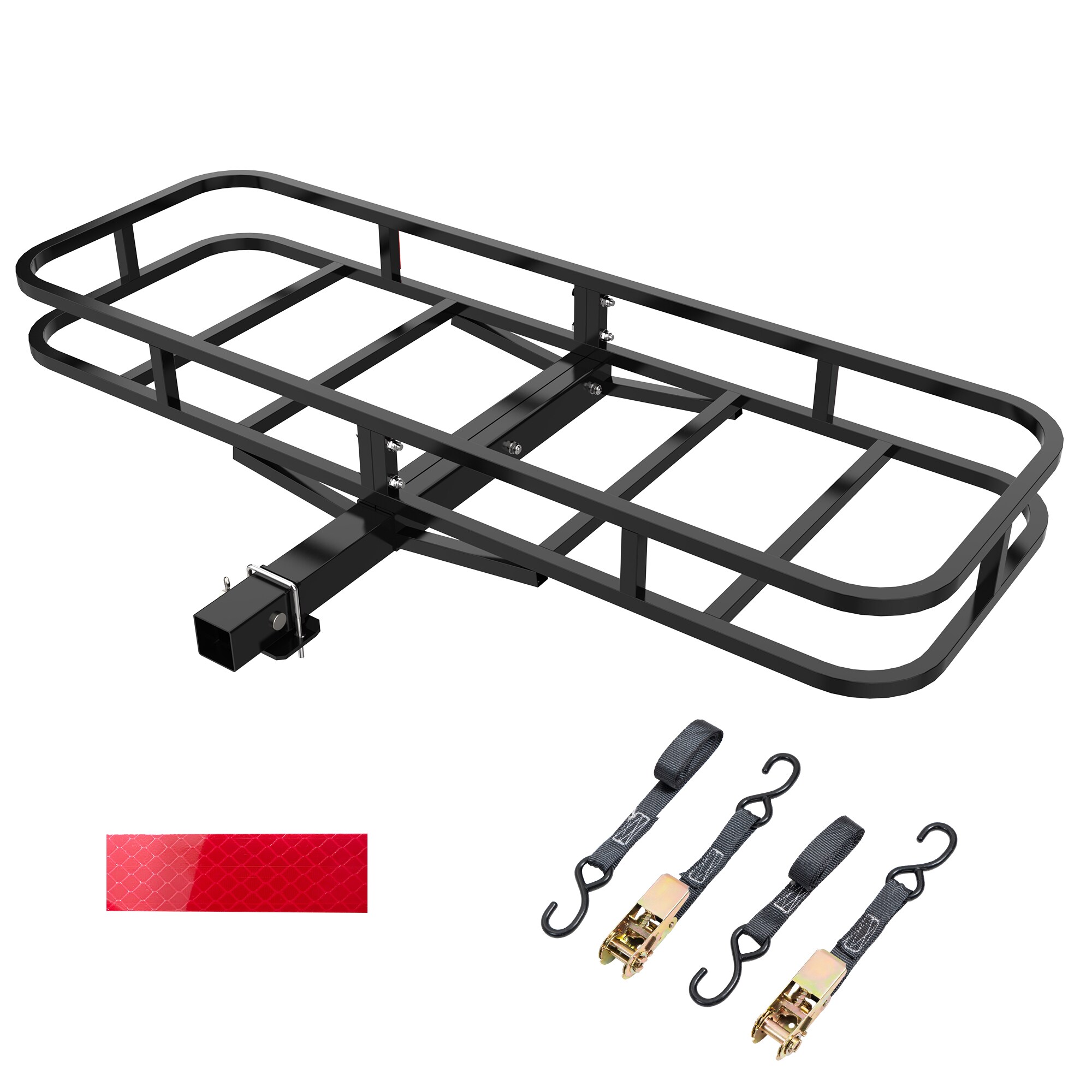 Canasto de Carga para Techo de Auto Kahomvis Motoring Rack de Techo 51 Pulgadas Largo x 17.6 Pulgadas Ancho x 5 Pulgadas Alto Canasto de Carga de Techo de Acero CX-QP214-865