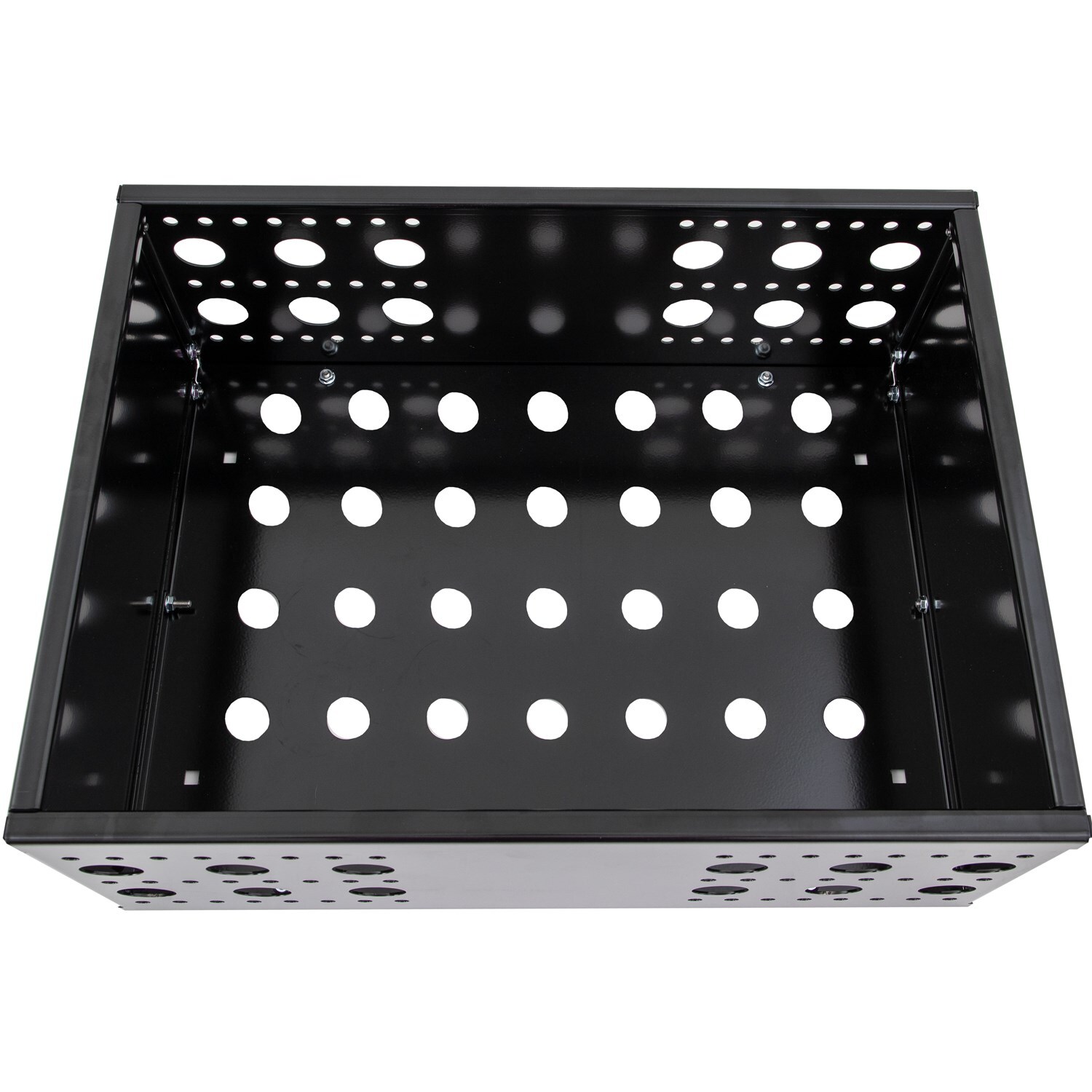 Kit de Canasta de Almacenamiento Multiusos en Negro Brillante de 18x10x24 de Buyers Products