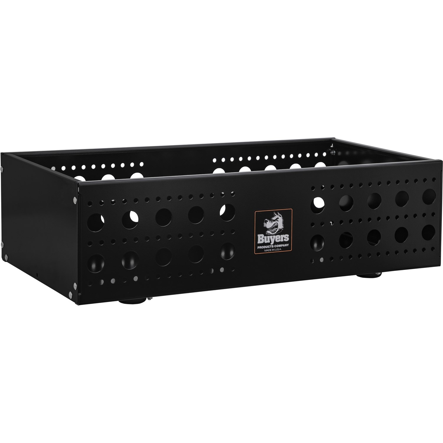 Kit de Canasta de Almacenamiento Multiusos en Negro Brillante de 18x10x36 pulgadas de Buyer Products