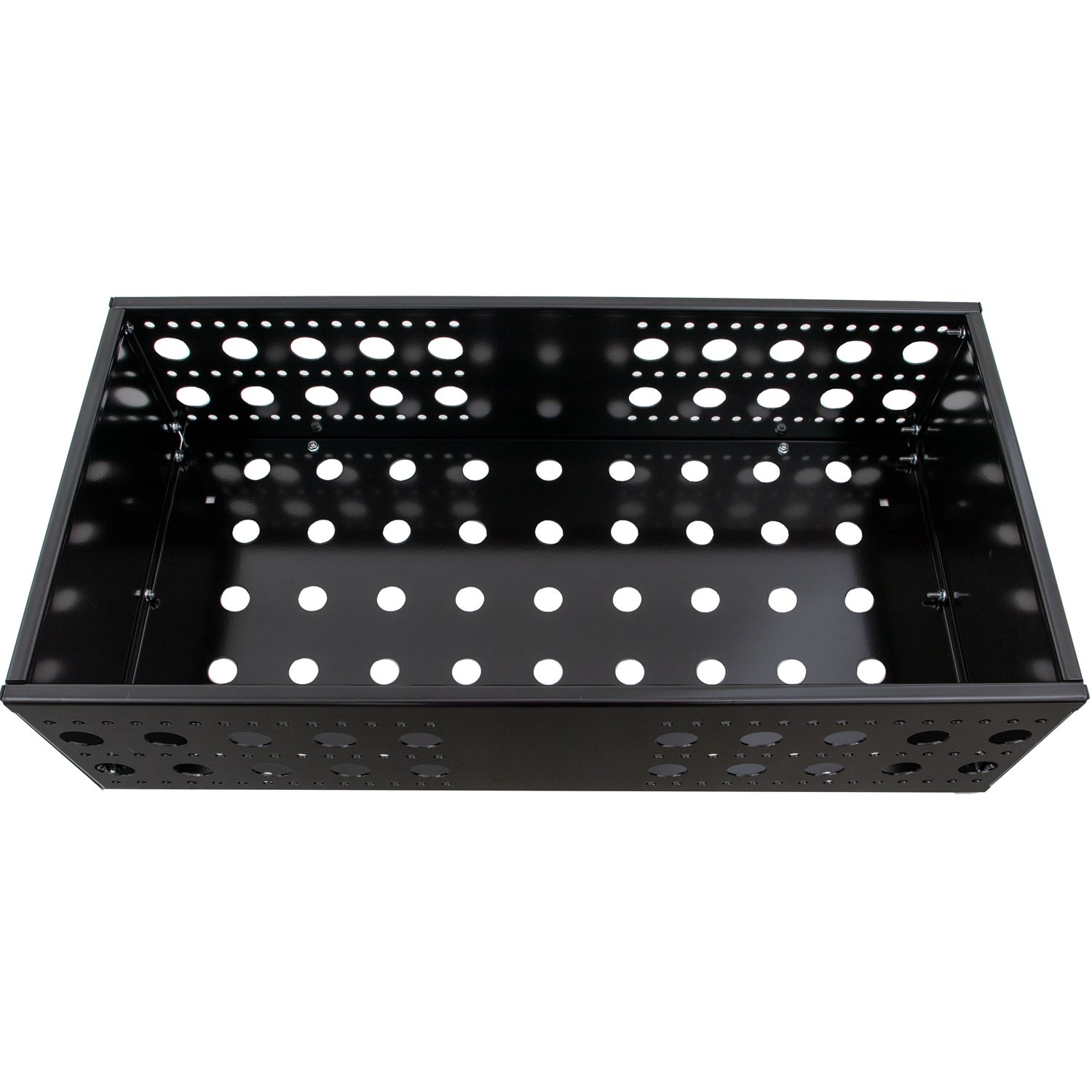 Kit de Canasta de Almacenamiento Multiusos en Negro Brillante de 18x10x36 pulgadas de Buyer Products