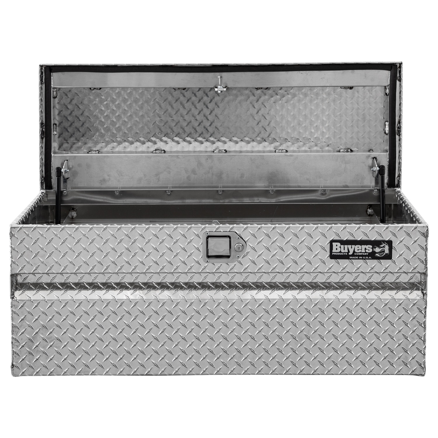 Caja de herramientas para remolque de aluminio con relieve de diamante de 17 pulgadas x 49.22 pulgadas x 18.33 pulgadas