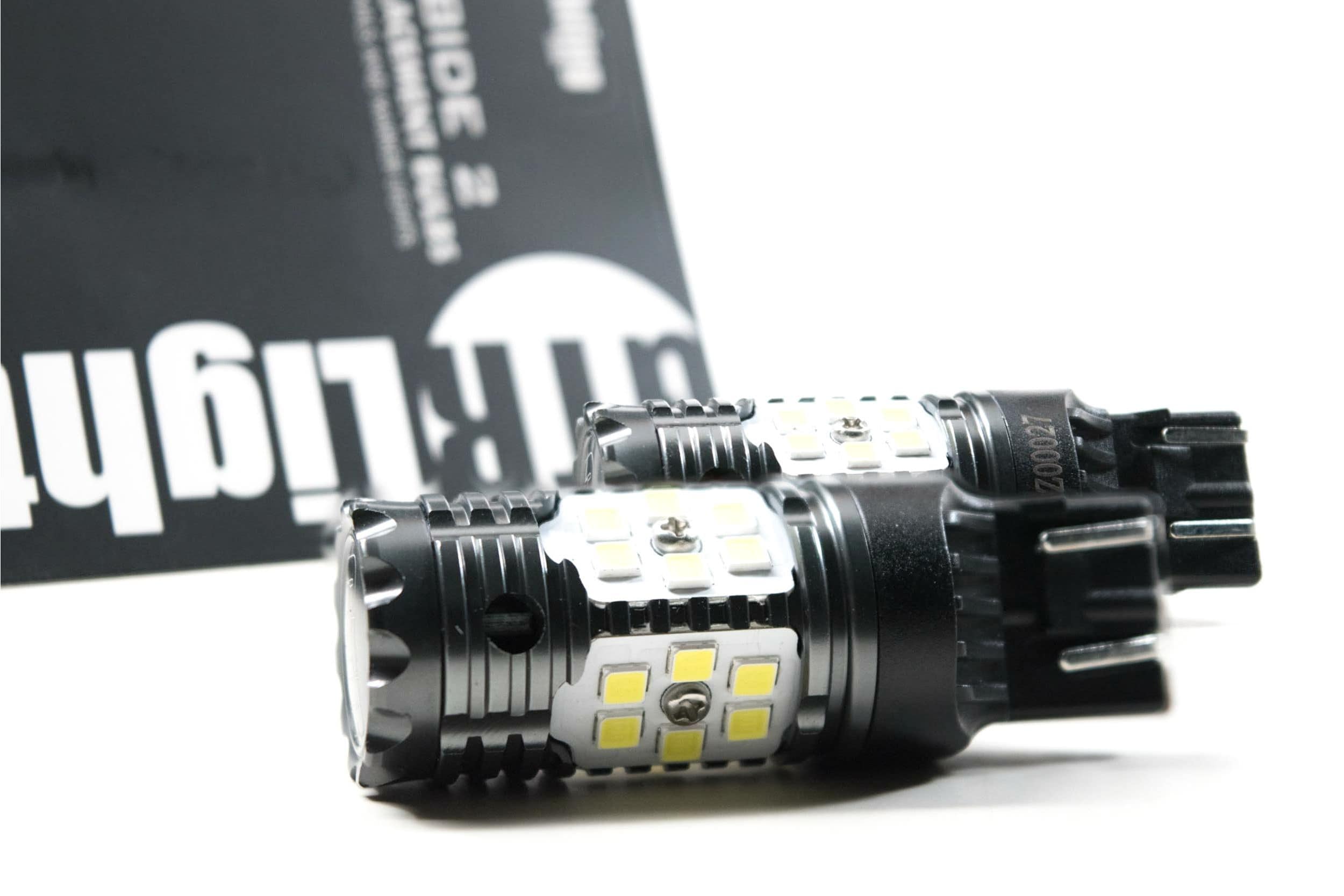 GTR Lighting 7440/7443: Bombilla LED de reemplazo Gtr Carbide Can Bus 2 (Roja)