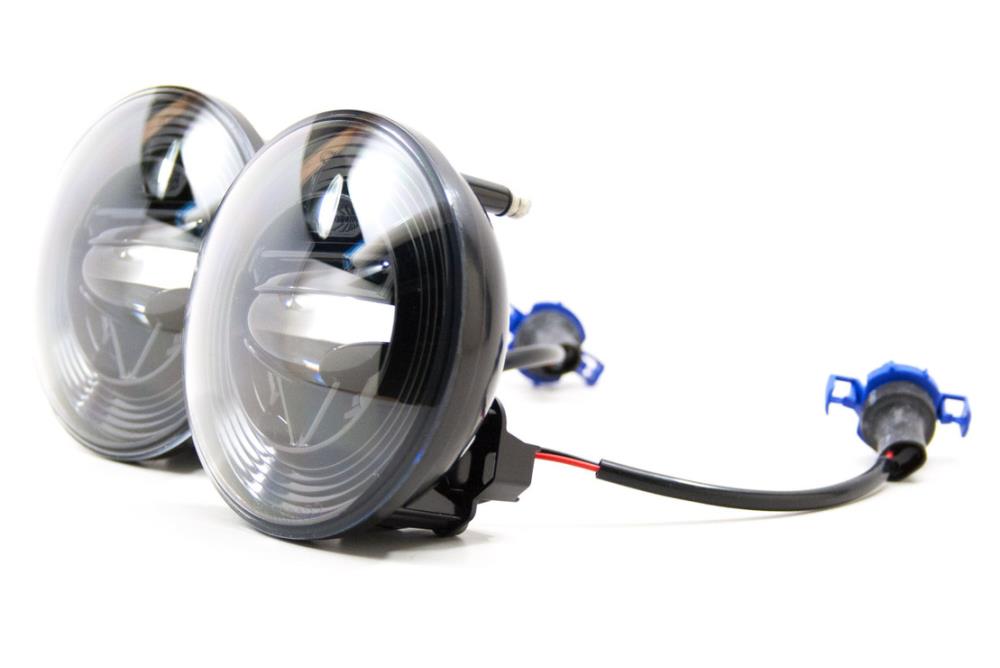 Luces de niebla LED Morimoto Xb Plug and Play de Repuesto Completo: Tipo Gm (Set/Negro) LF111