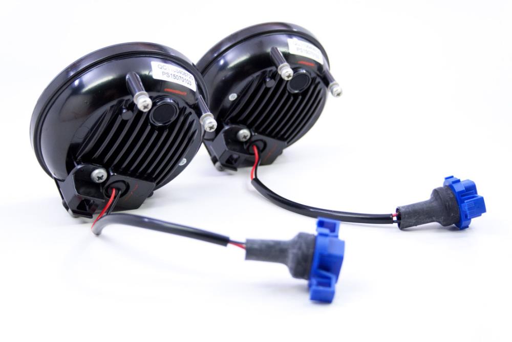 Luces de niebla LED Morimoto Xb Plug and Play de Repuesto Completo: Tipo Gm (Set/Negro) LF111