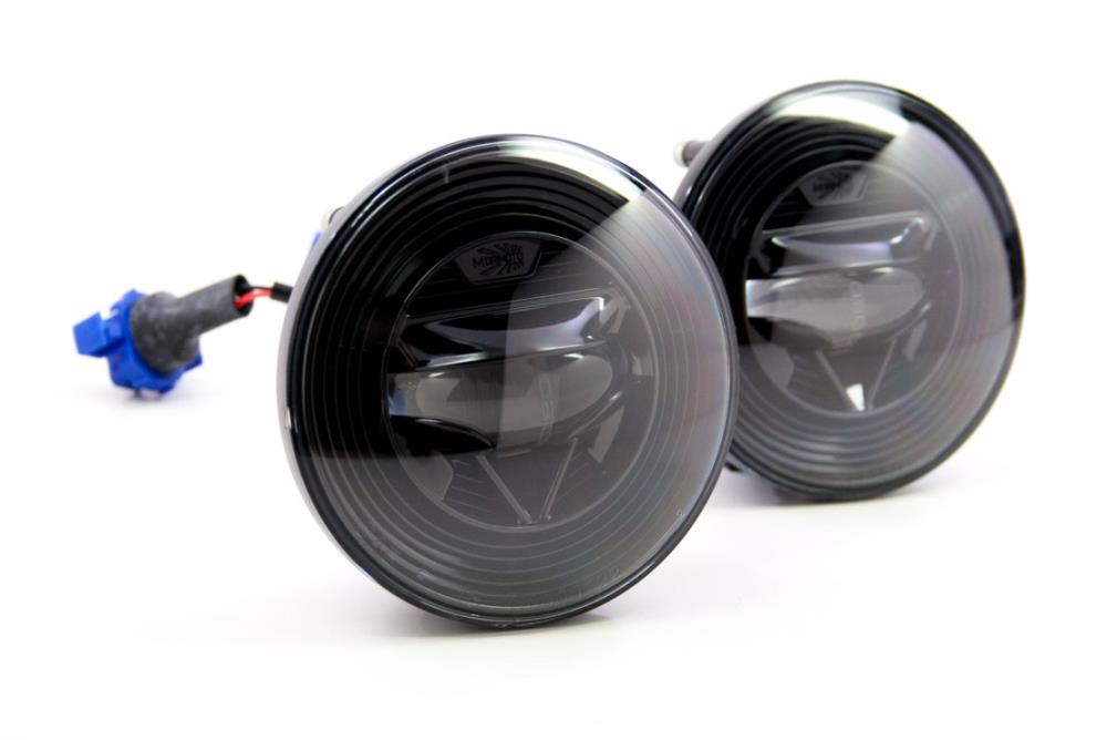Luces de niebla LED Morimoto Xb Plug and Play de Repuesto Completo: Tipo Gm (Set/Negro) LF111