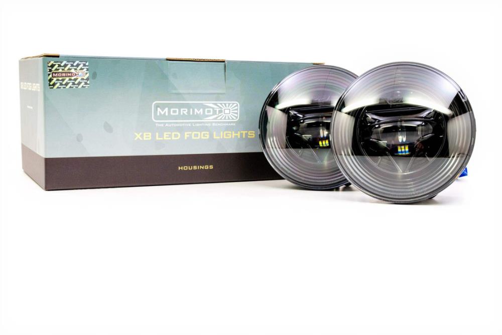 Luces de niebla LED Morimoto Xb Plug and Play de Repuesto Completo: Tipo Gm (Set/Negro) LF111