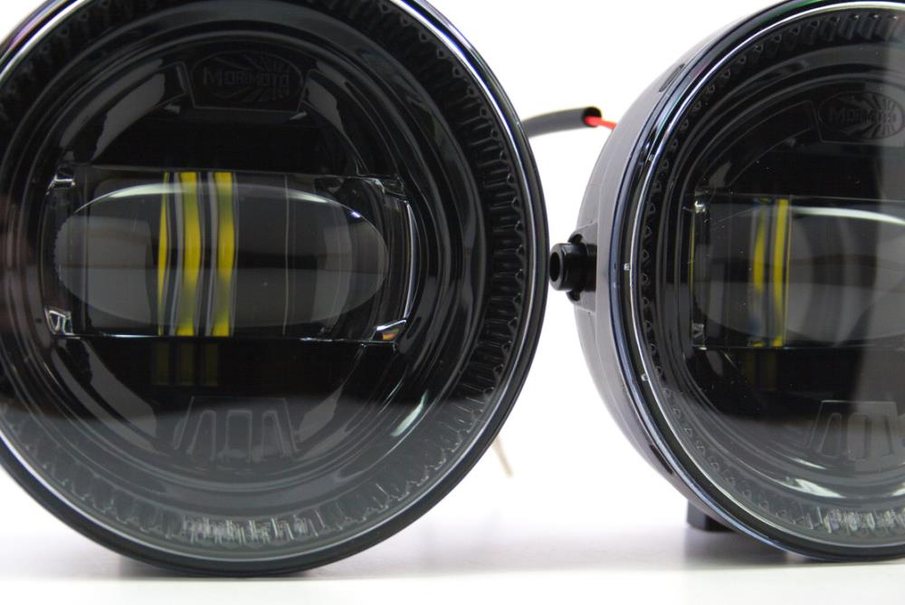 Faro de Niebla LED Morimoto Xb Plug and Play Montaje de Reemplazo Completo: Tipo F1 (Par/Negro) LF131