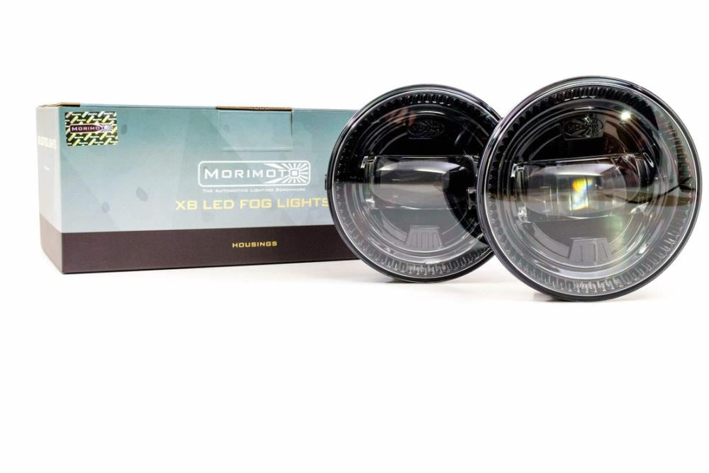 Faro de Niebla LED Morimoto Xb Plug and Play Montaje de Reemplazo Completo: Tipo F1 (Par/Negro) LF131
