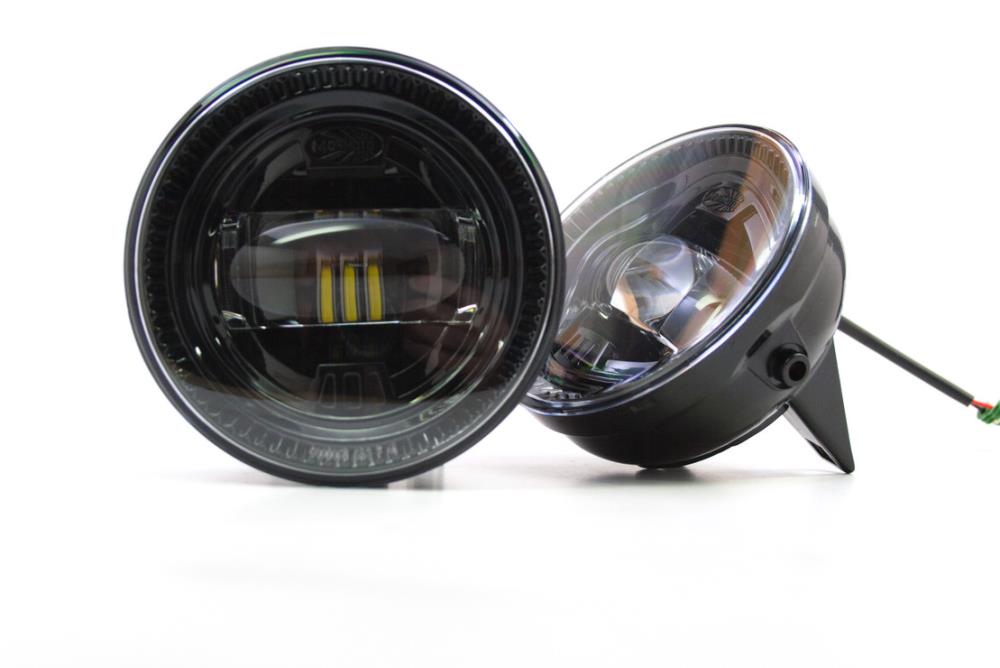 Faro de Niebla LED Morimoto Xb Plug and Play Montaje de Reemplazo Completo: Tipo F1 (Par/Negro) LF131
