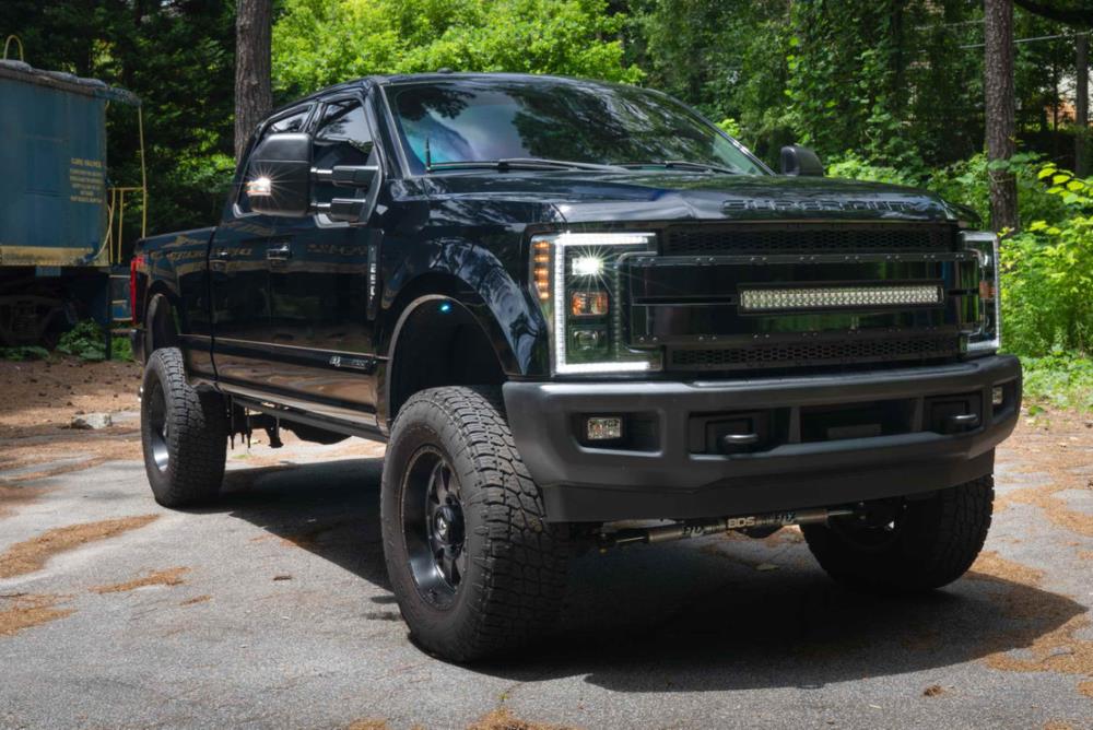 Faros LED híbridos Morimoto Xb Plug and Play para Ford Super Duty (17-19) (set/smoked) LF554