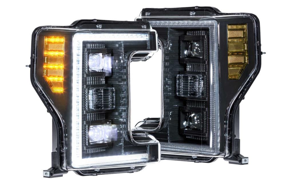 Faros LED híbridos Morimoto Xb Plug and Play para Ford Super Duty (17-19) (set/smoked) LF554