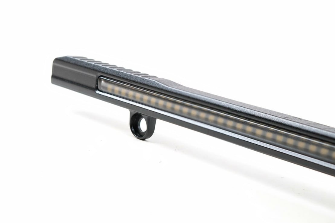 Sistema de Luz Reversa Xenon Depot, Barra de Luz para Placa XTR LP, Montaje Flush Universal, Compatible con cualquier montaje de placa de EE. UU., Diseño ultrabrillante y perfil bajo en color blanco puro, Luz de respaldo XD.LED400