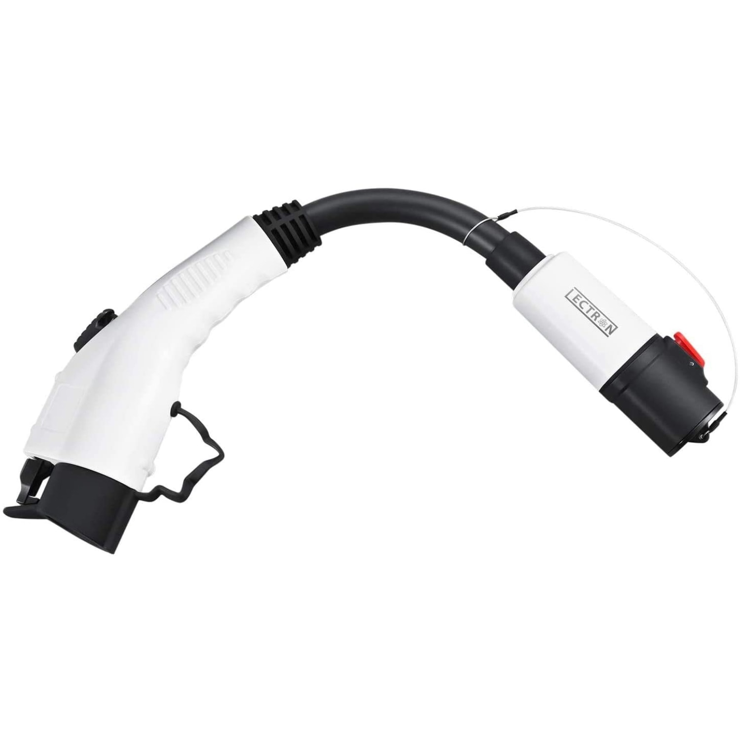 Cargador de Vehículo Eléctrico Lectron Tesla a J1772 40A 250V Adaptador de Cargador de Vehículo Eléctrico EV