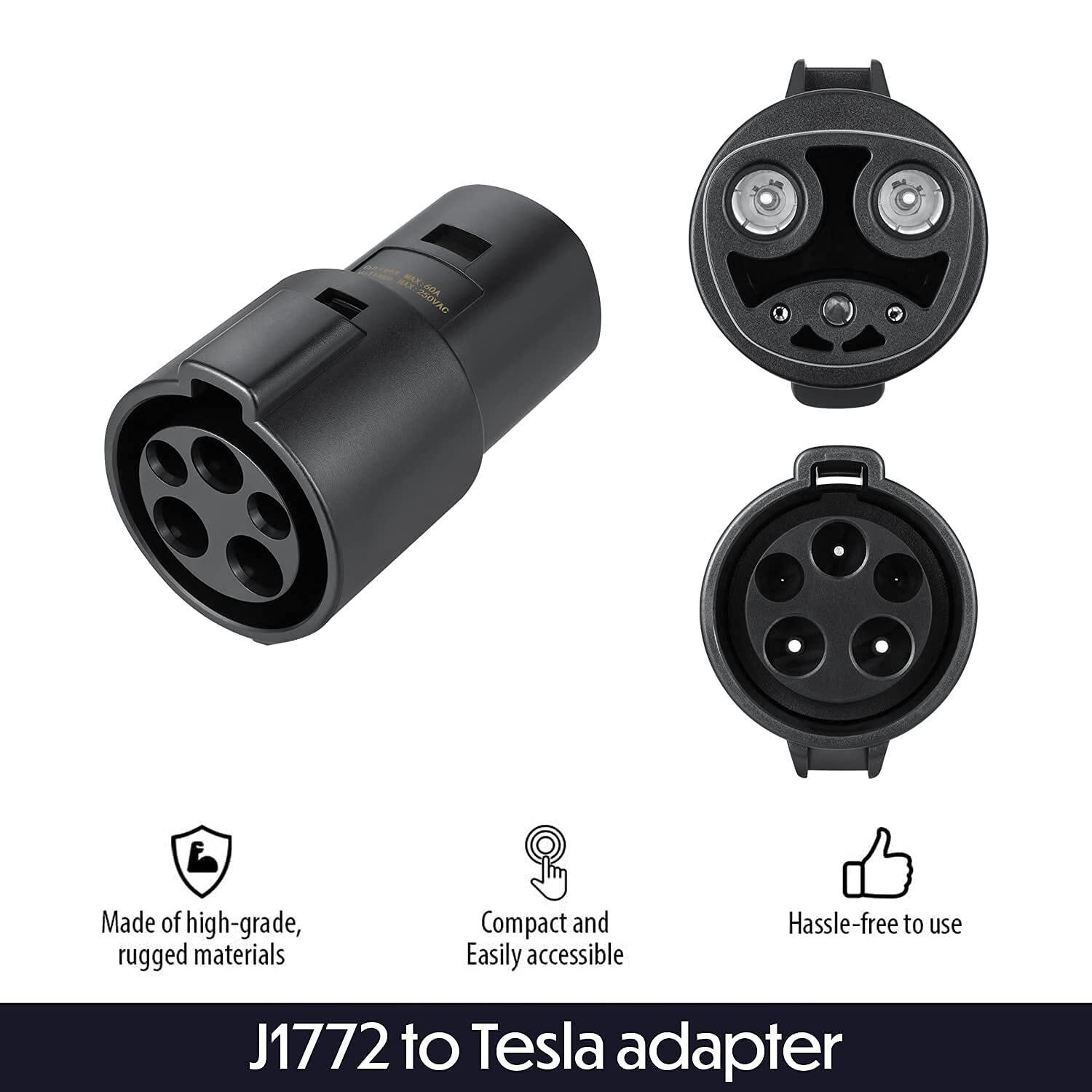 Adaptador de Cargador de Vehículo Eléctrico Lectron J1772 para Modelo 3/S/Y/X de Tesla Charger Adaptador de Cargador de Vehículo Eléctrico EV
